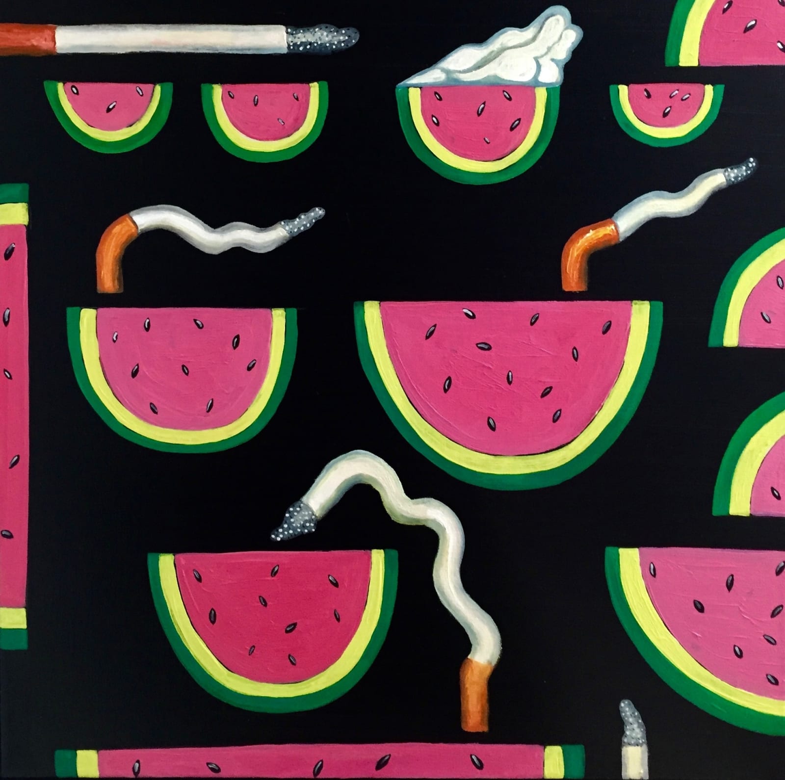 Celina Teague, Watermelon and Cigarettes, 2015-16