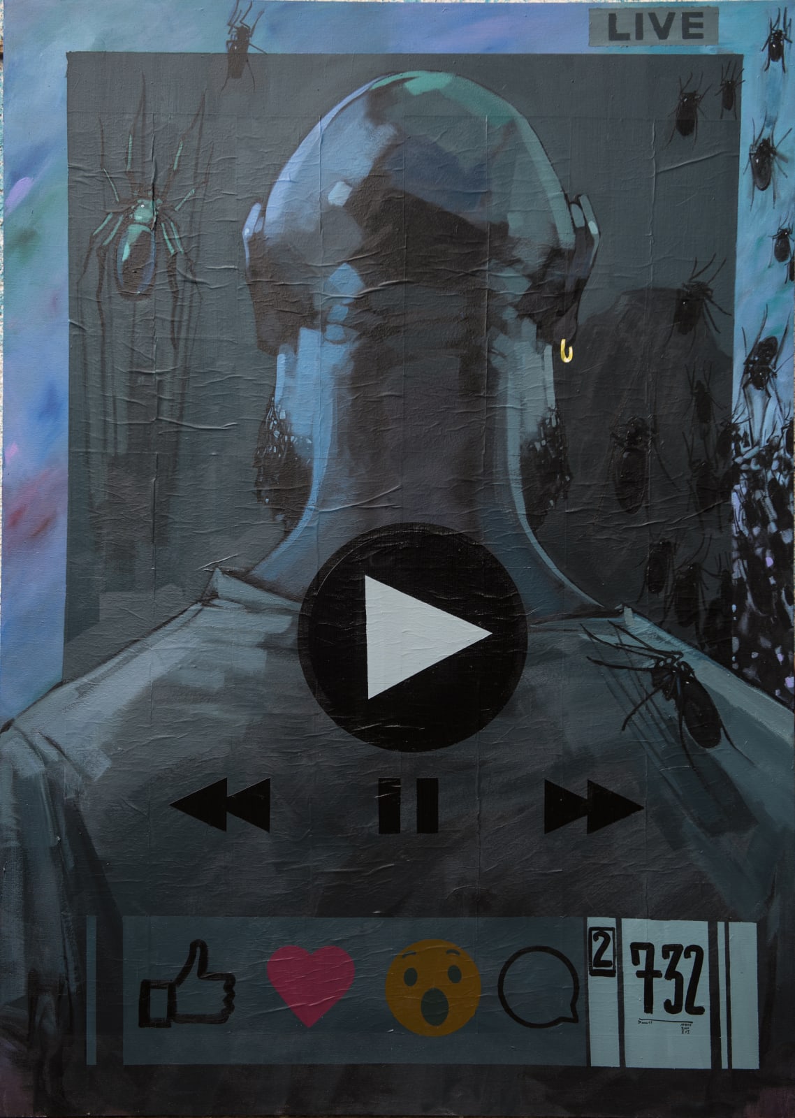 Dawit Abebe, Gap 8 - Liminal in the Age of Mobility , 2018