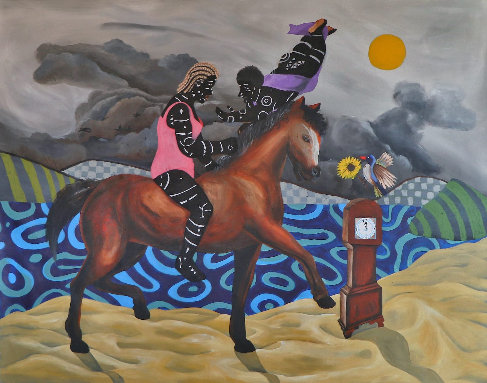 Kelechi Nwaneri, Through a storm , 2021