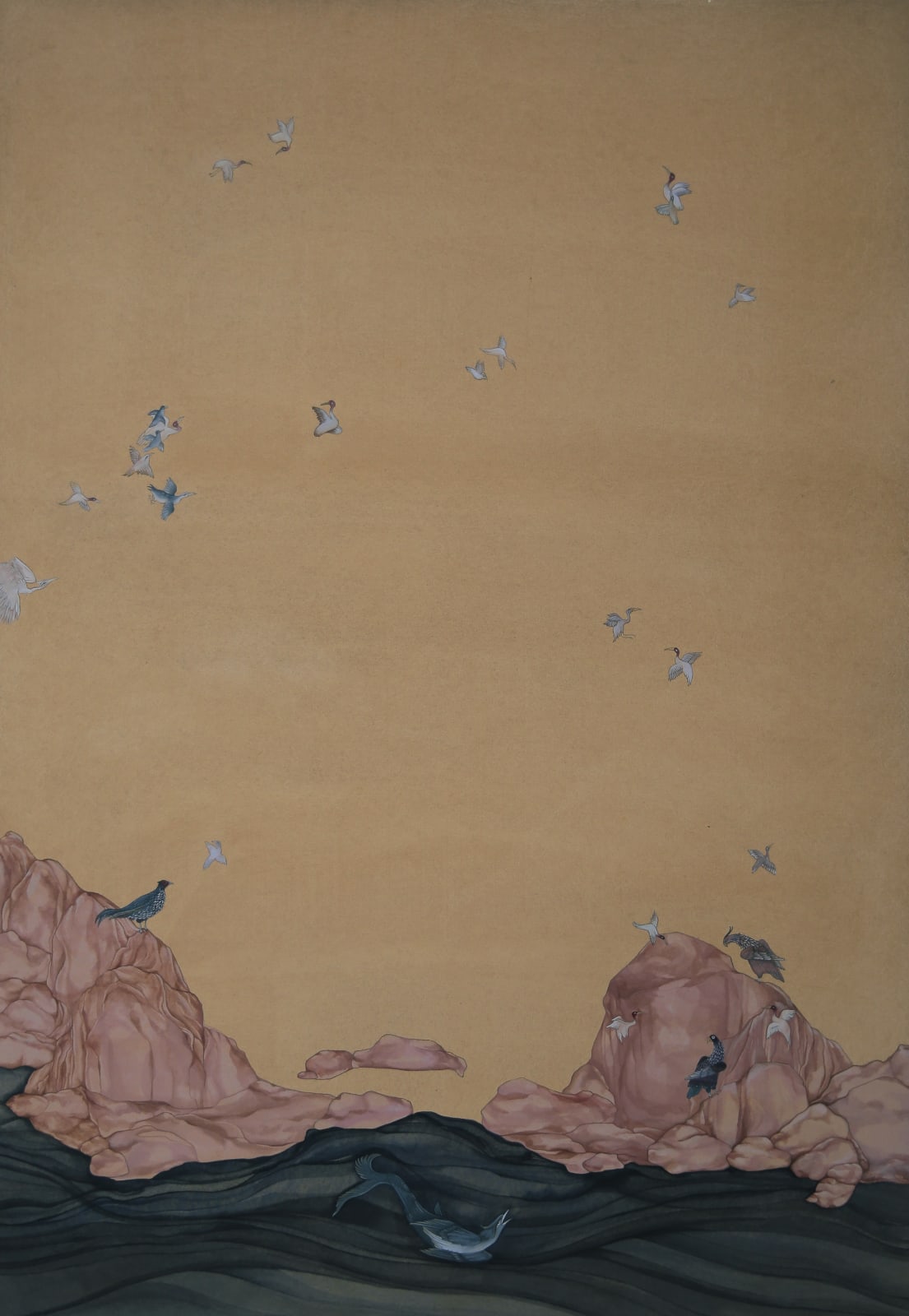 Maha Ahmed, Portrait of A Bird That Could Not Fly, 2018