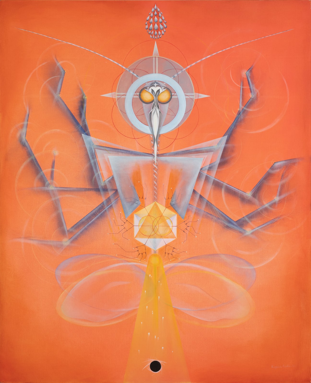 Aigana Gali, Meditator VI (Shanyrak), 2022
