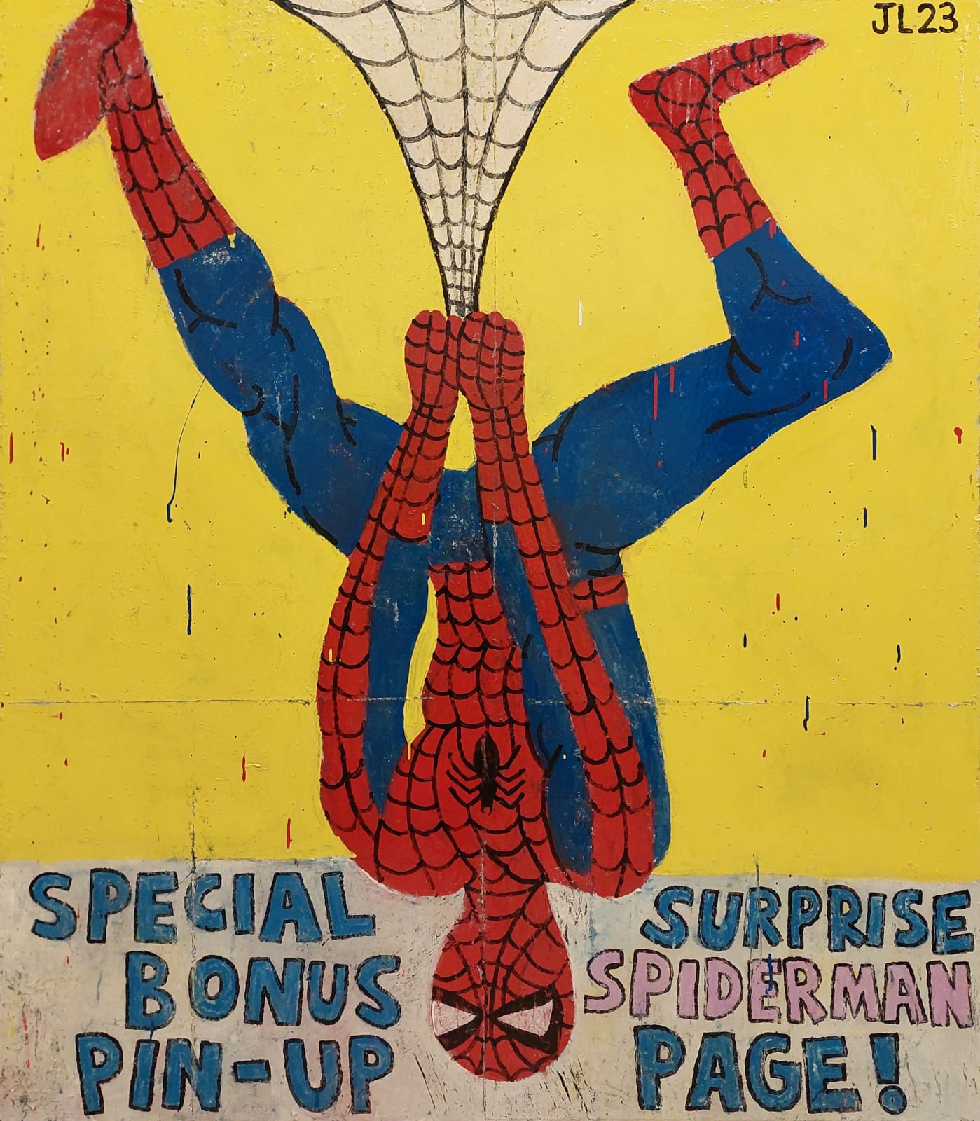 Joachim Lambrechts, Special surprise bonus, Spiderman pin-up page, 2023