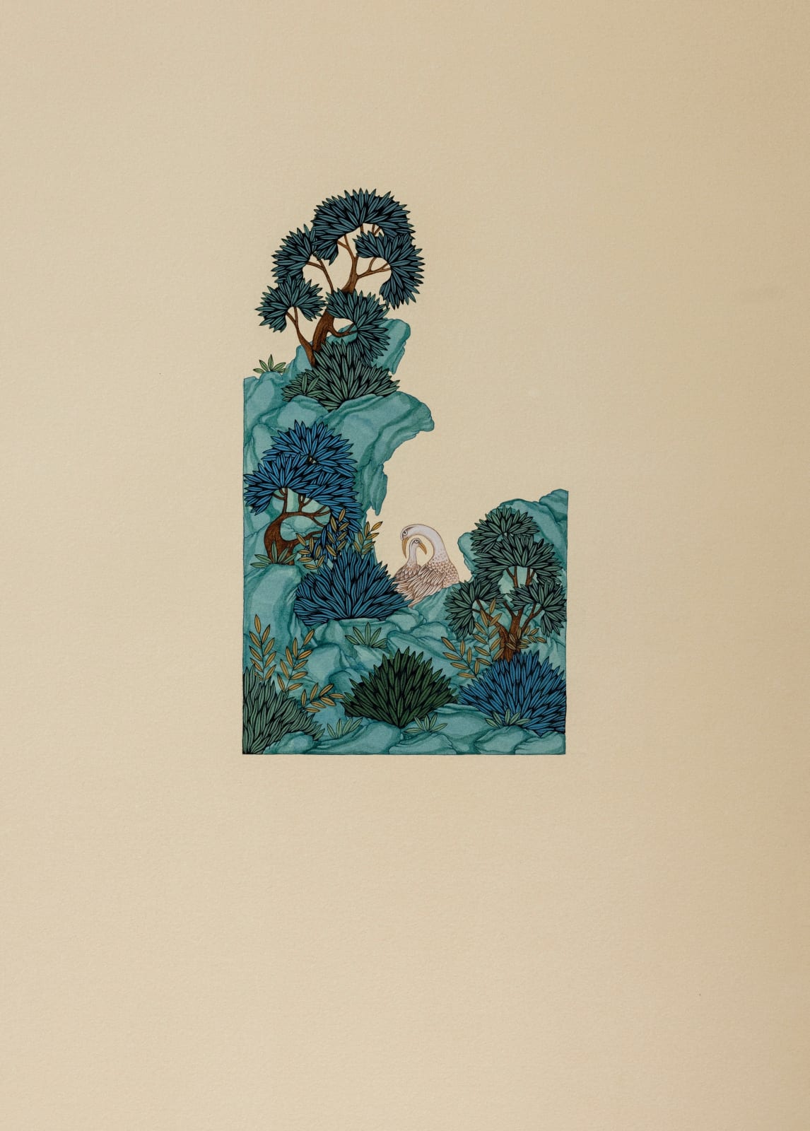 Maha Ahmed, A brief silent space , 2024