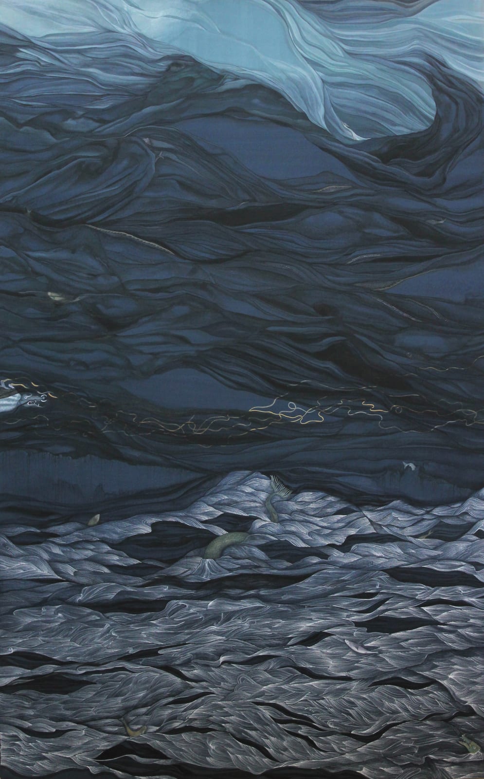 Maha Ahmed, A Bird Meandering In a Lucid Dream, 2017