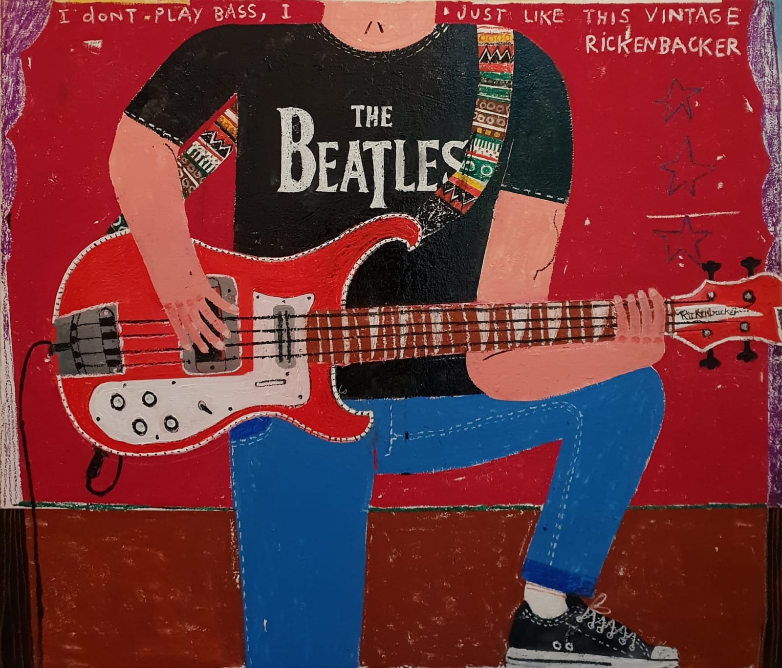 Joachim Lambrechts, I don 't play bass, I just like this vintage Rickenbacker', 2020