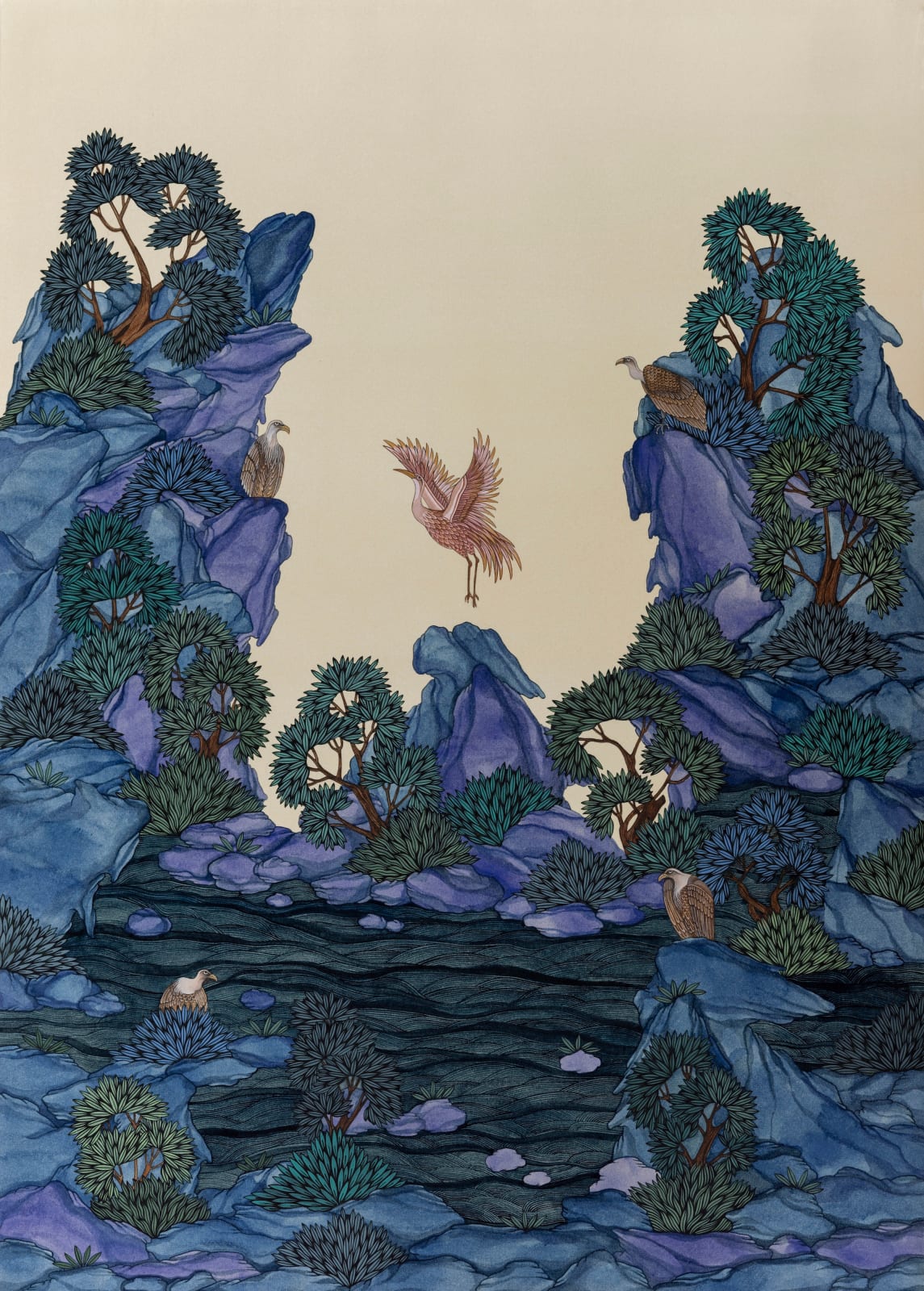 Maha Ahmed, Beyond the confines of certainty, 2024