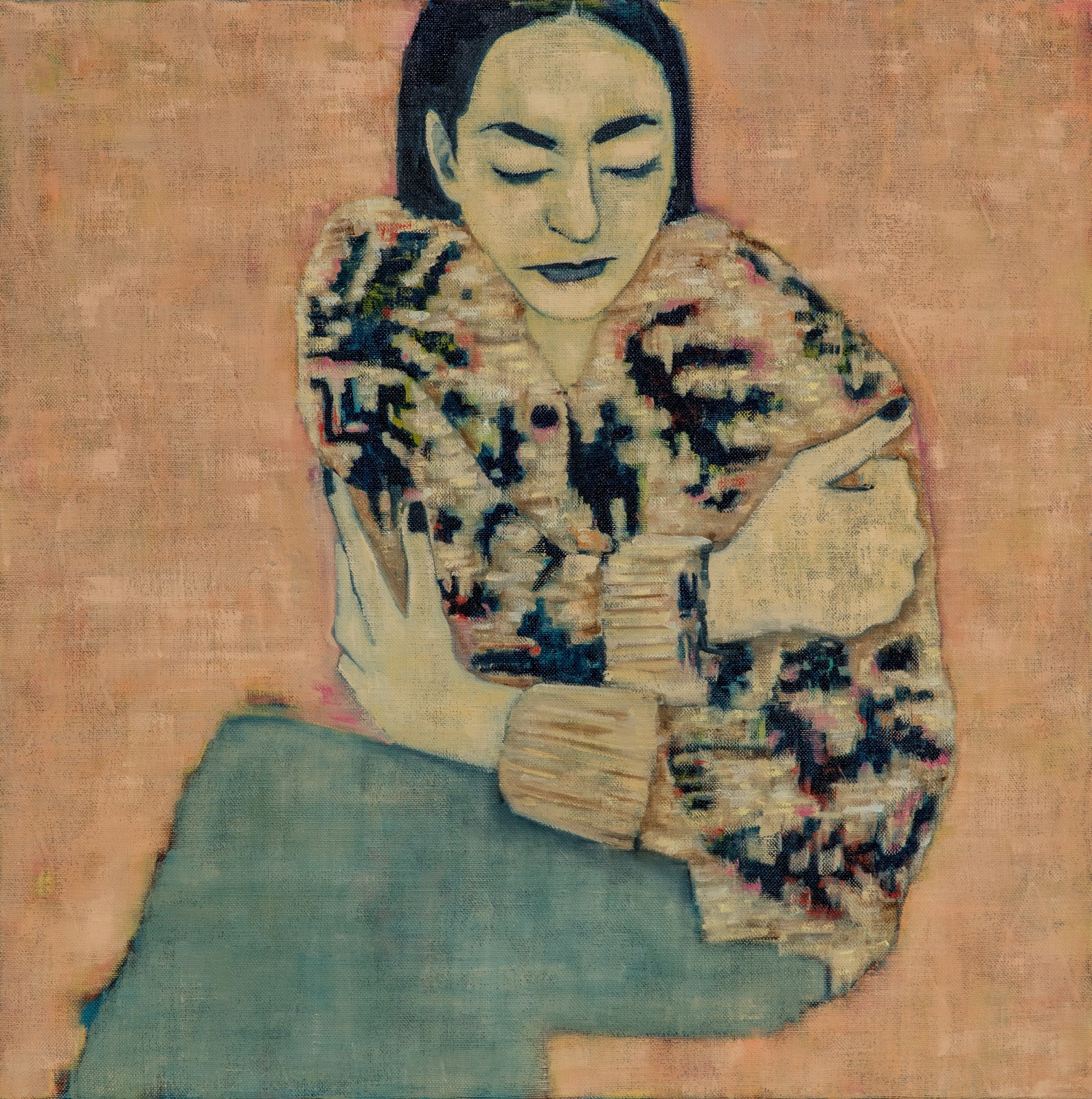 Sara Berman, Heavy Knit Hug, 2022