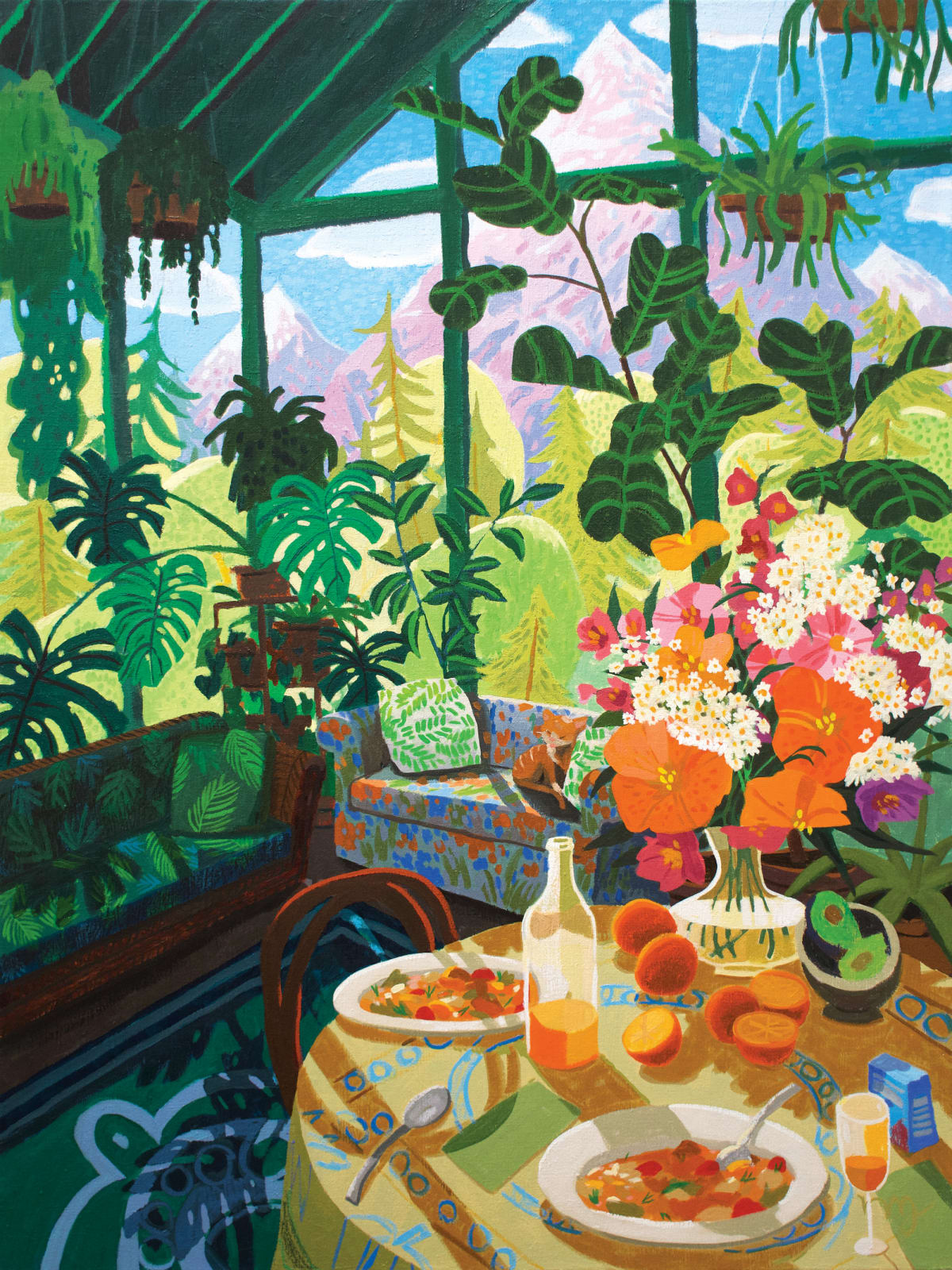 Nicholas Bono Kennedy, Minestrone on the Patio, 2025