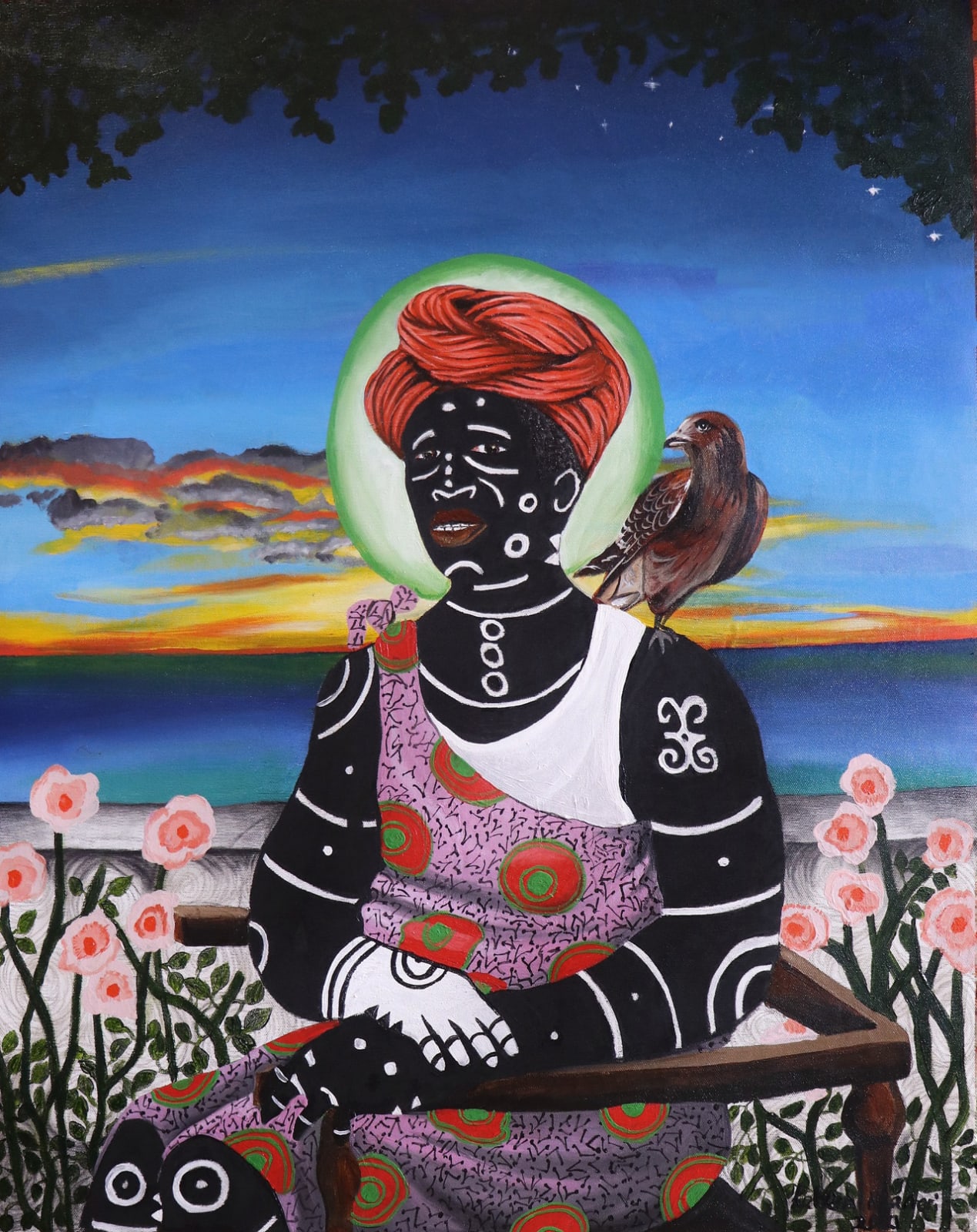 Kelechi Nwaneri, Portrait of Agwu Nsi, 2021