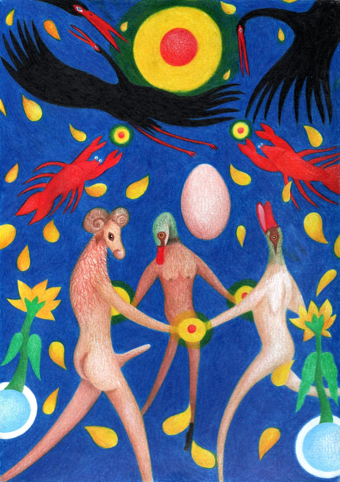 Bartholomew Hajduk, Taniec słoneczny (Solar frolic), 2021