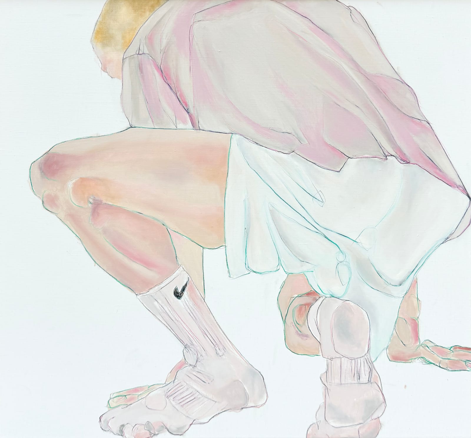 Luella Bartley, Pink Socks, 2024