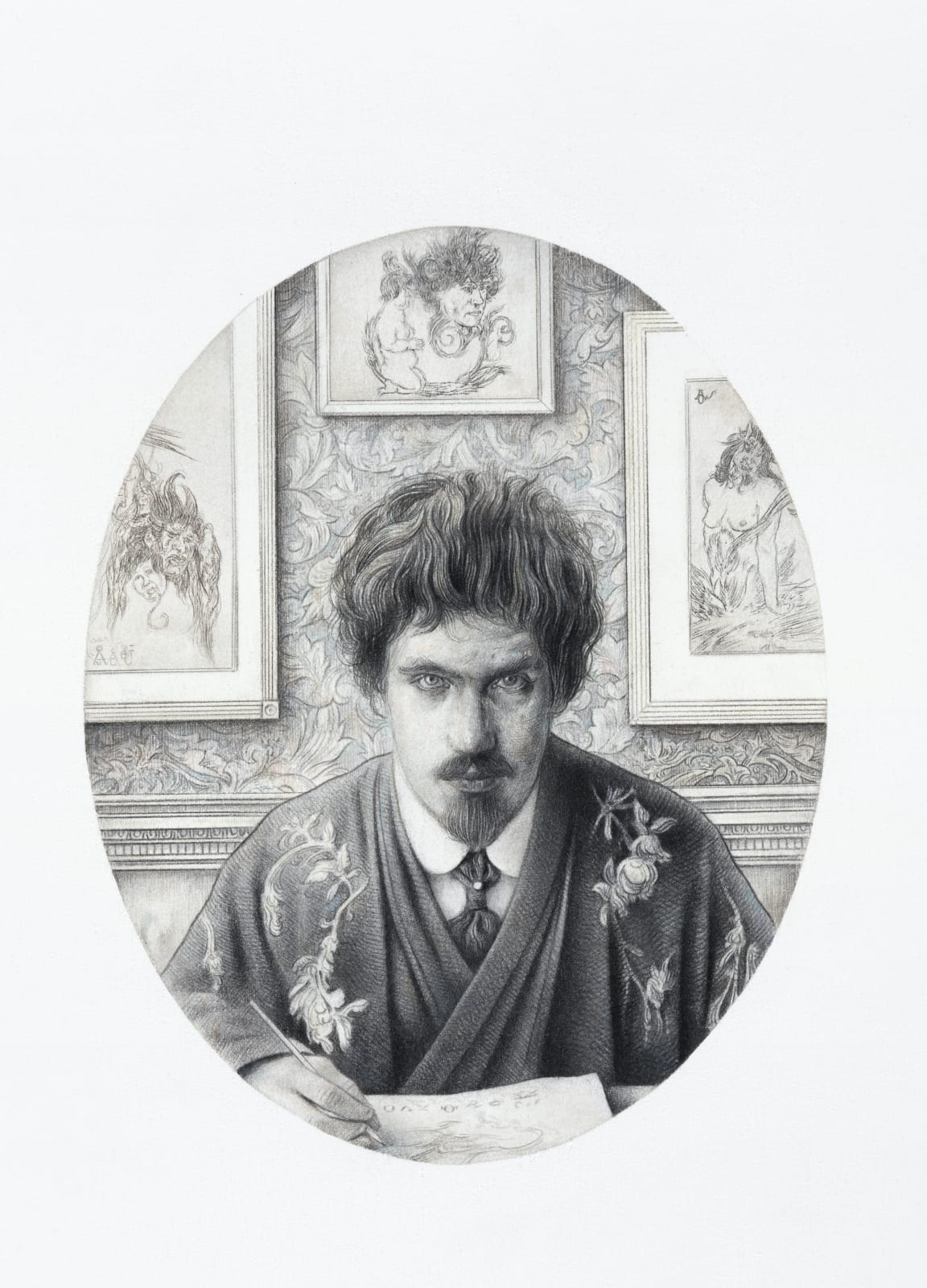 Sverre Malling, Portrait of Austin Osman Spare (1886 - 1956), 2020