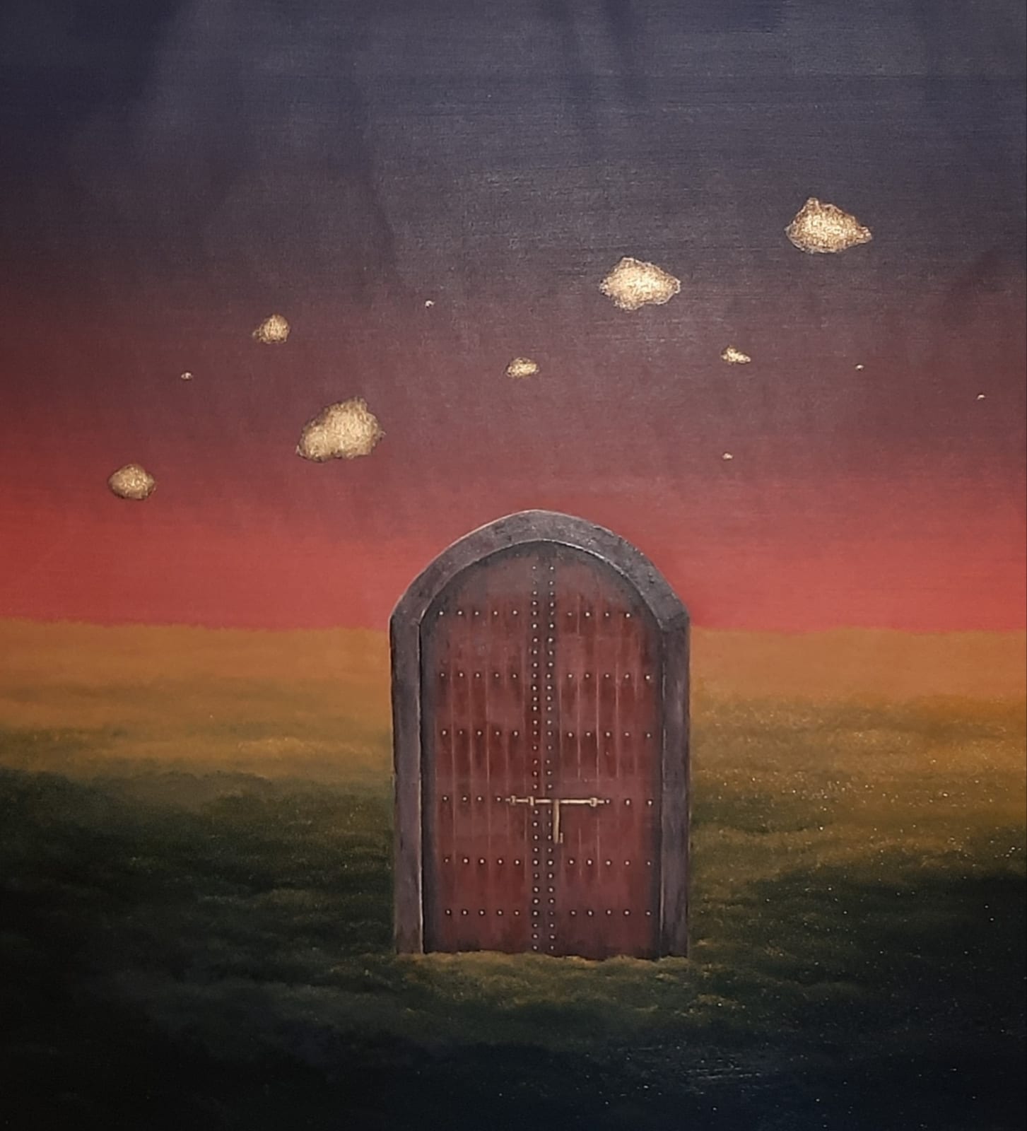 Houda Terjuman, Run run to golden lands II, 2021