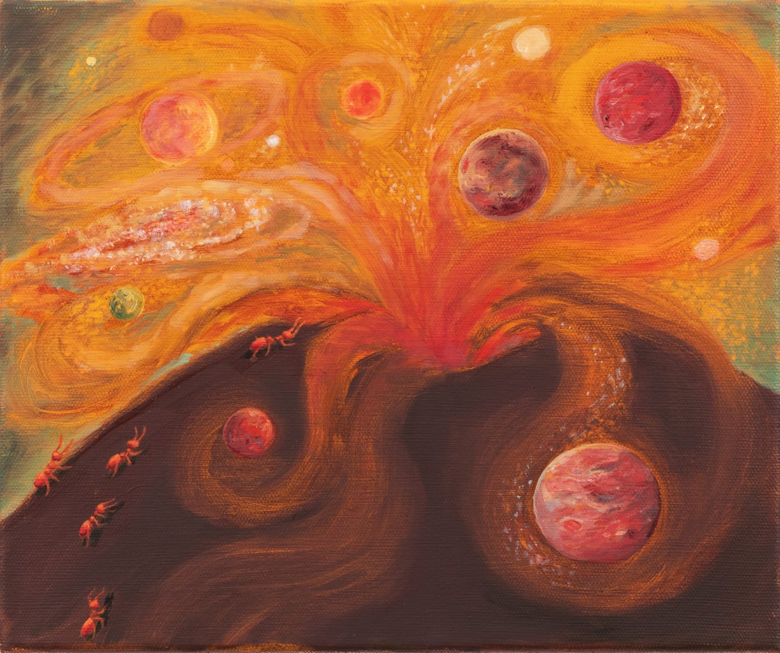 Paula Turmina, Dream of volcano’s fertility, 2023