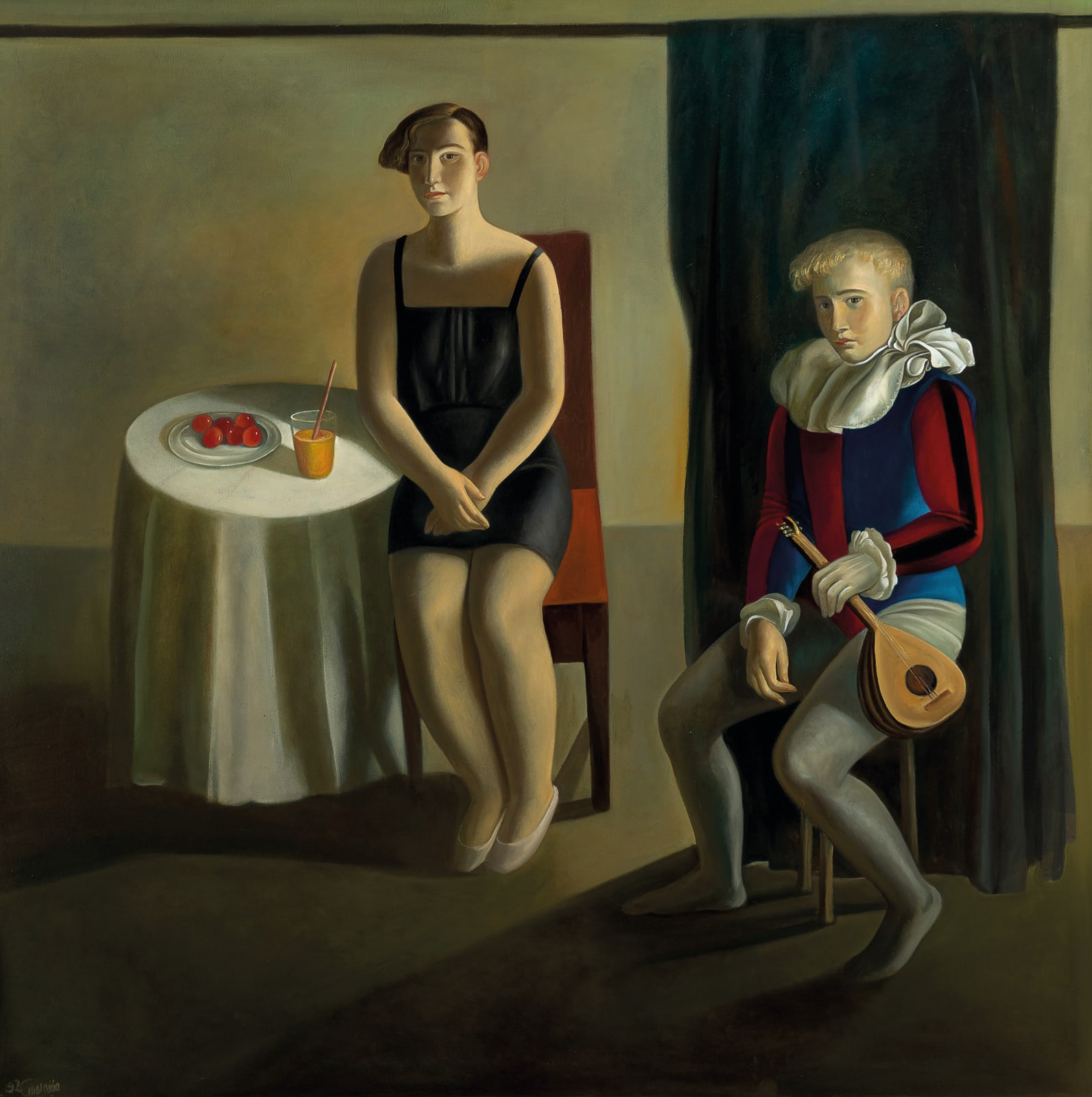 Afifa Aleiby, Family Scene, 1992