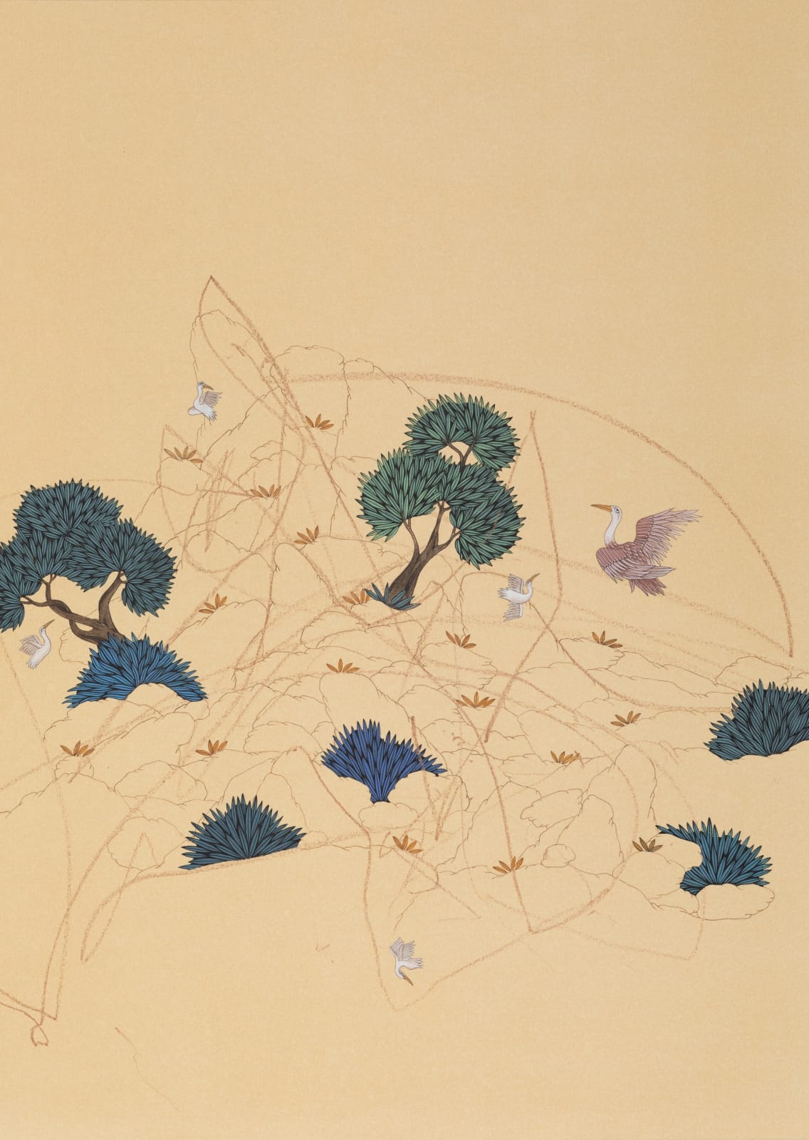 Maha Ahmed, The Spaces between, 2022