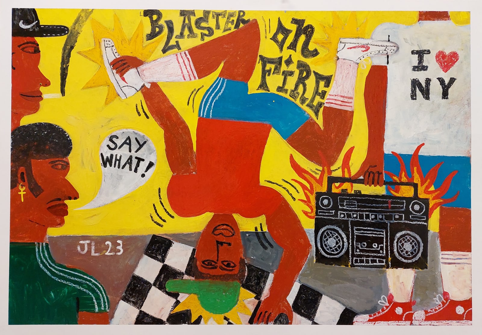 Joachim Lambrechts, Blaster on Fire, 2023
