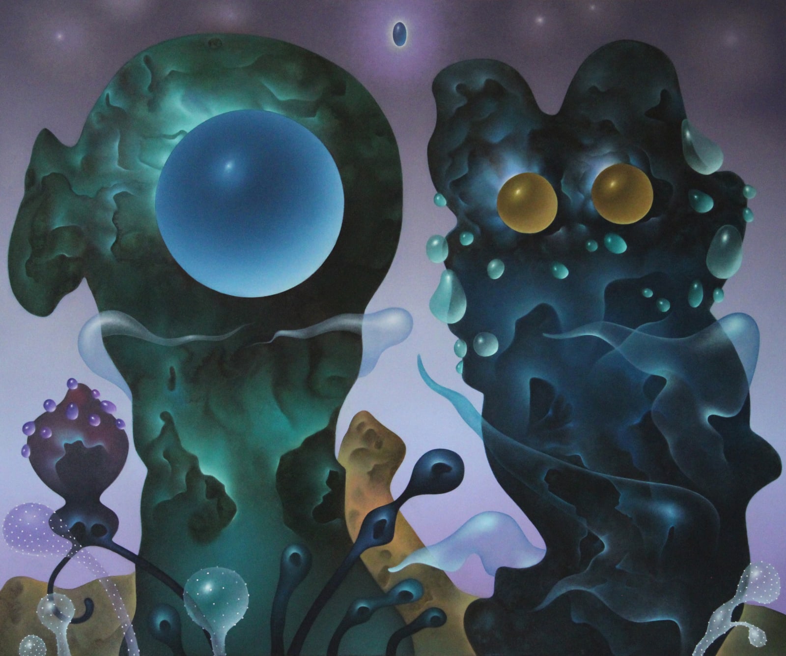 Alessandro Keegan, Predawn Silver Dew Drops, 2024