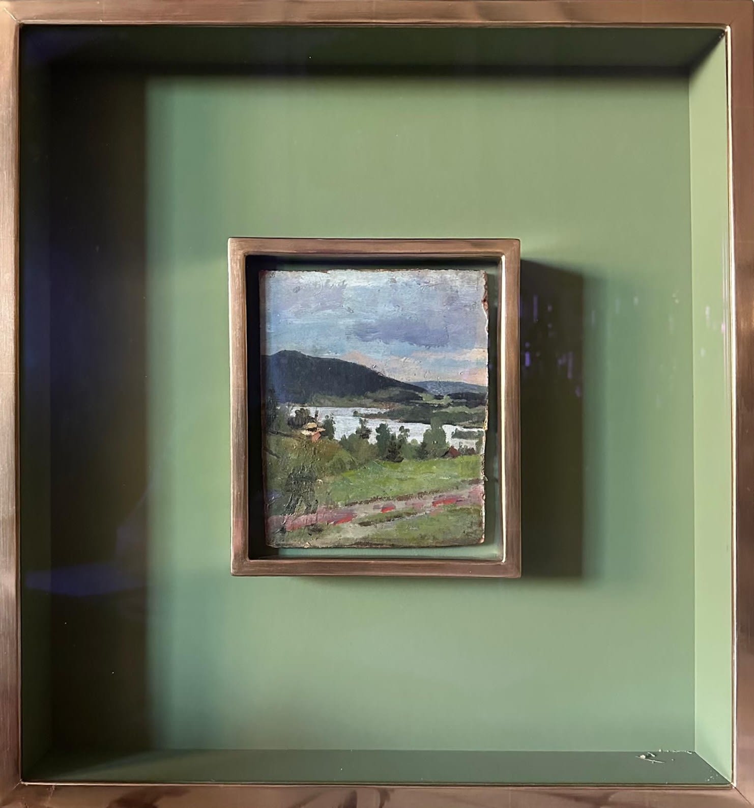 Edvard Munch, Landskap med vann og skog (Landscape with Lake and Forest), 1881