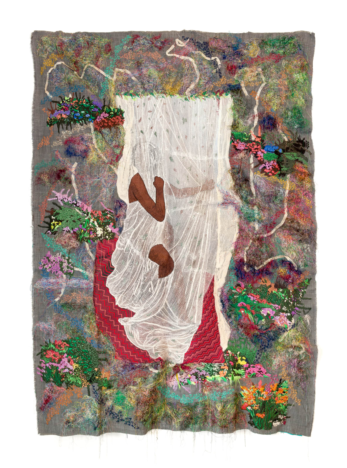 Kimathi Mafafo, The Girl in the Enchanted Garden II, 2020