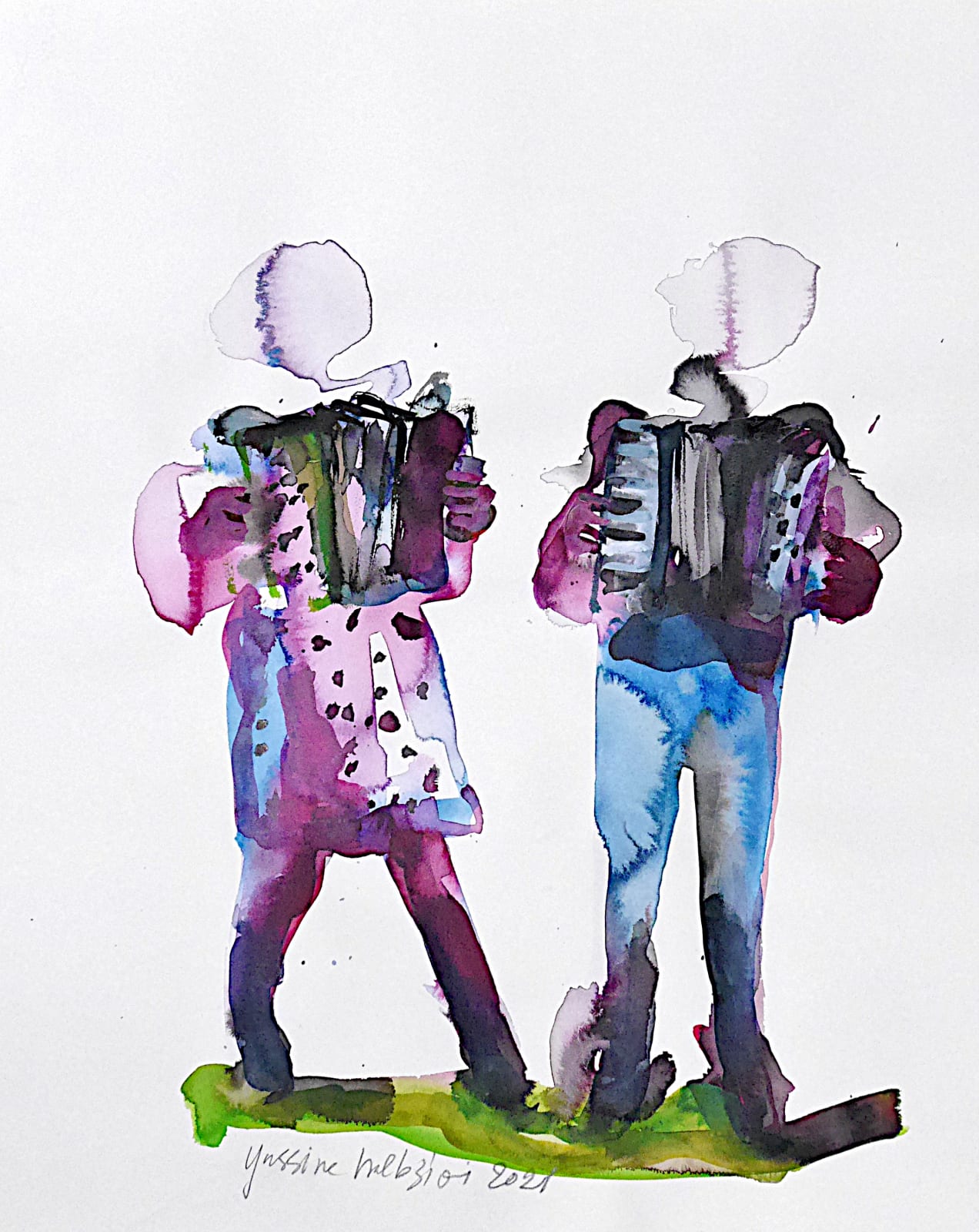 Yassine Balbzioui, Untitled 5, 2021