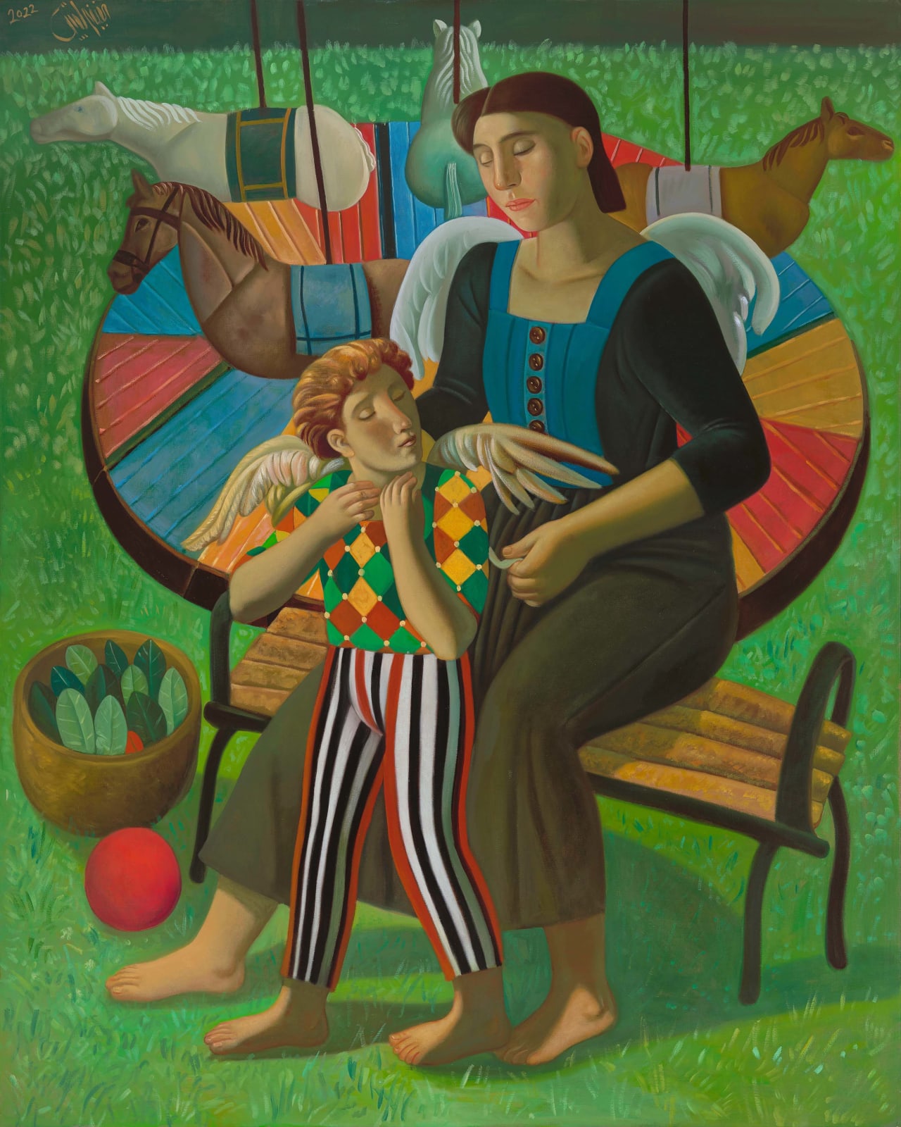 Afifa Aleiby, Carousel, 2022