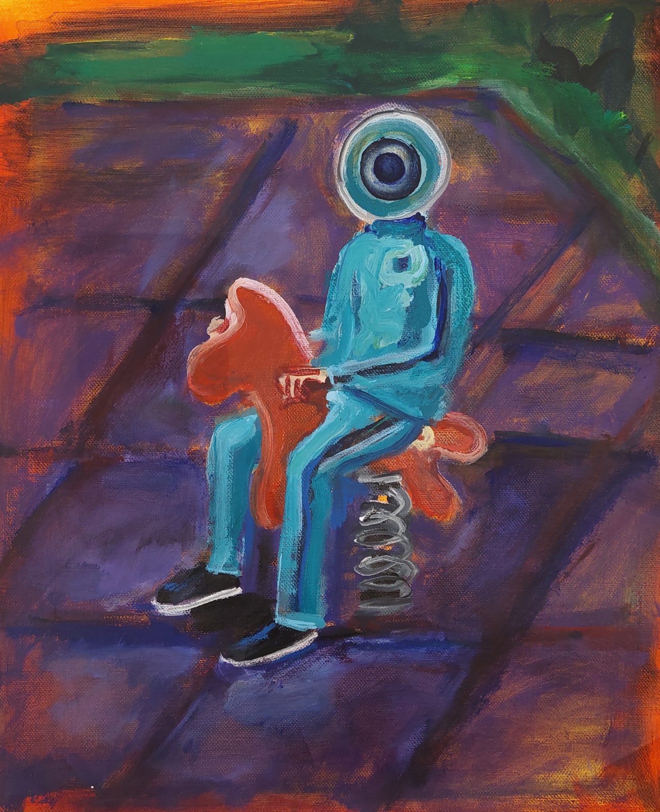 Yassine Balbzioui, Red Horse 2, 2021