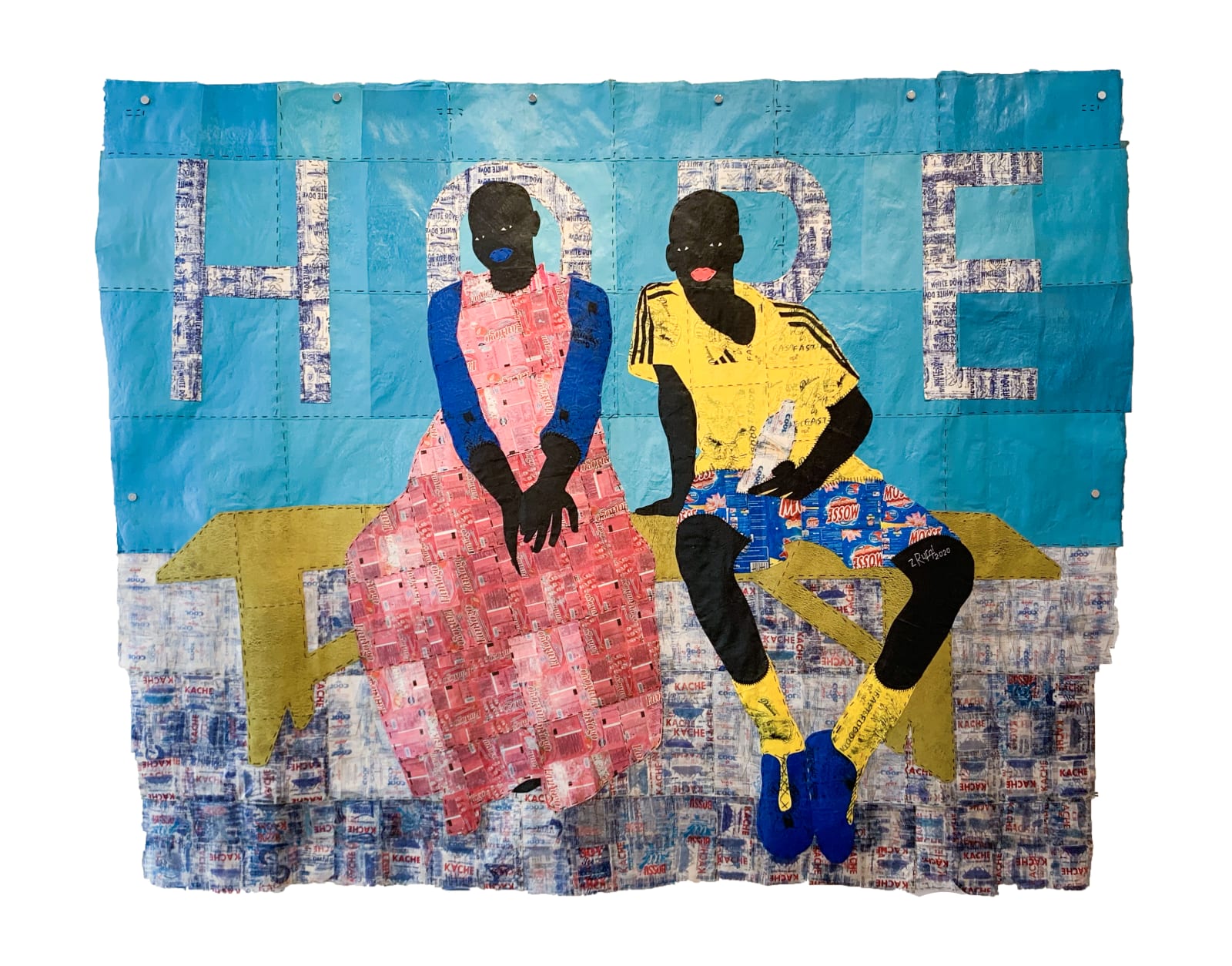 Rufai Zakari, Sitting with Hope , 2021