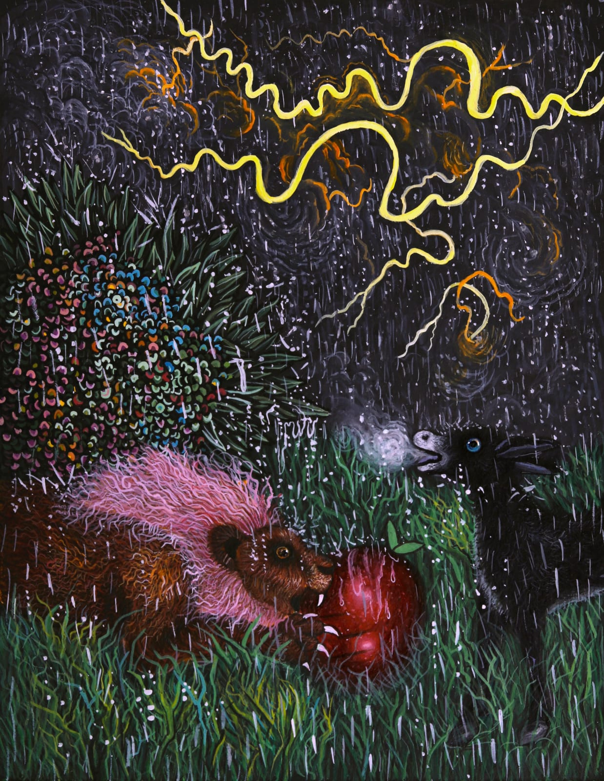 Rabia S. Akhtar, After the Drizzle, 2024