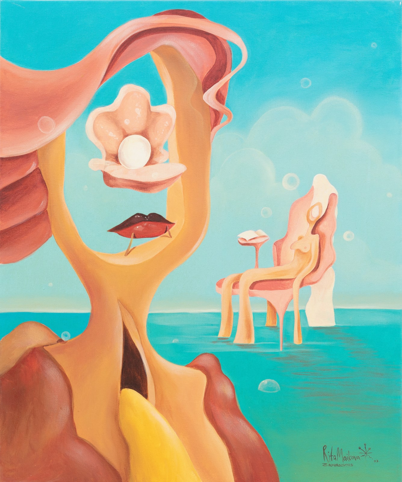 Rita Maikova, Blue lagoon feelings, 2022