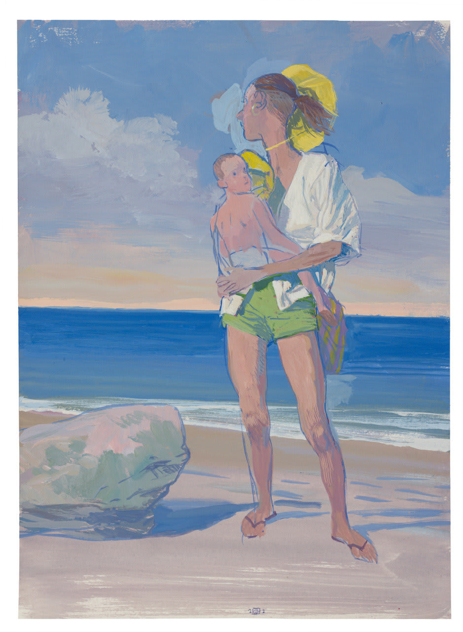 Ruprecht Von Kaufmann, Am Strand mit Mary, 2022