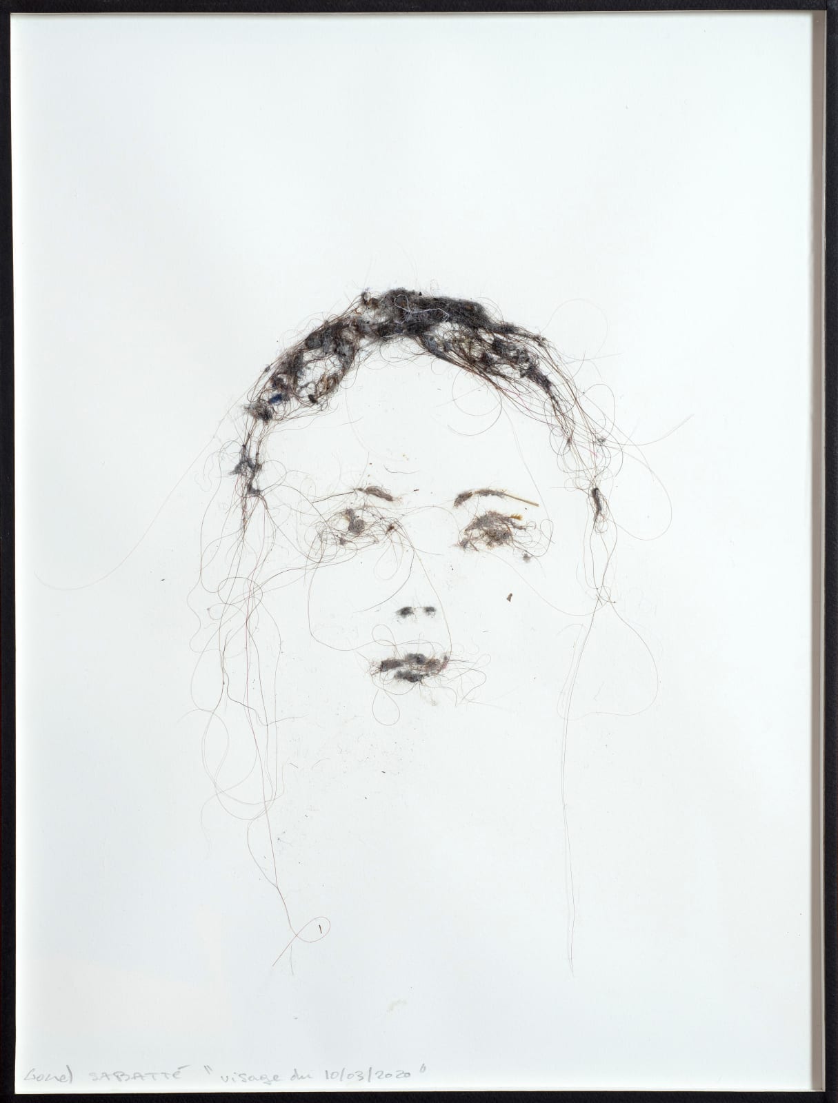 Lionel Sabatté, Le Visage du 10-03-2020, 2020