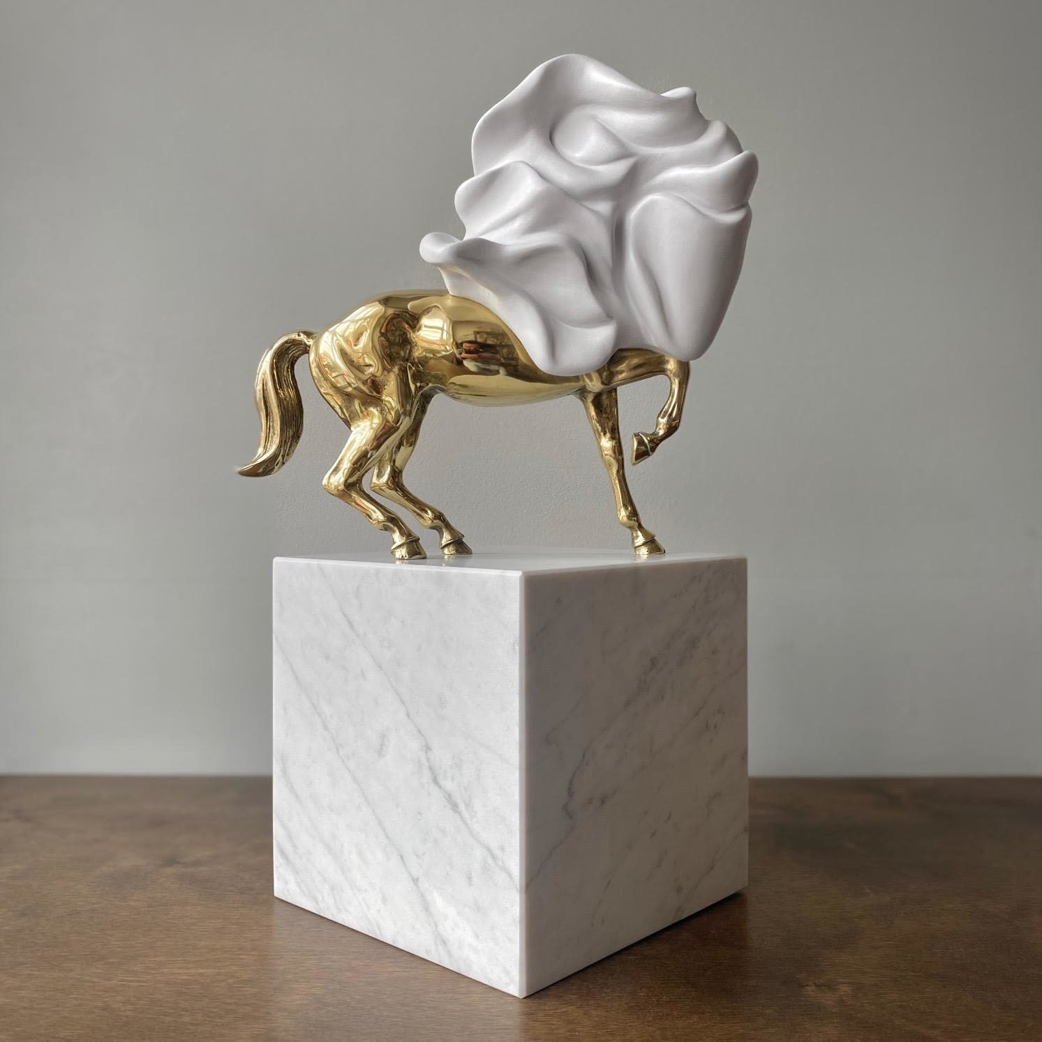 Richard Stone, mirrored by the moon (Selene), 2023