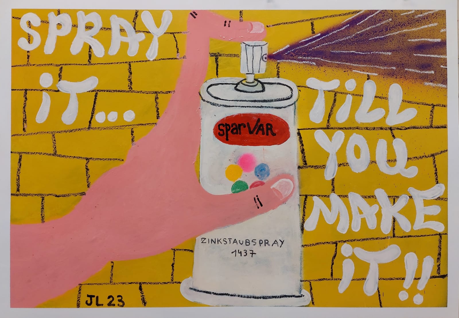 Joachim Lambrechts, Spray it till you make it, 2023