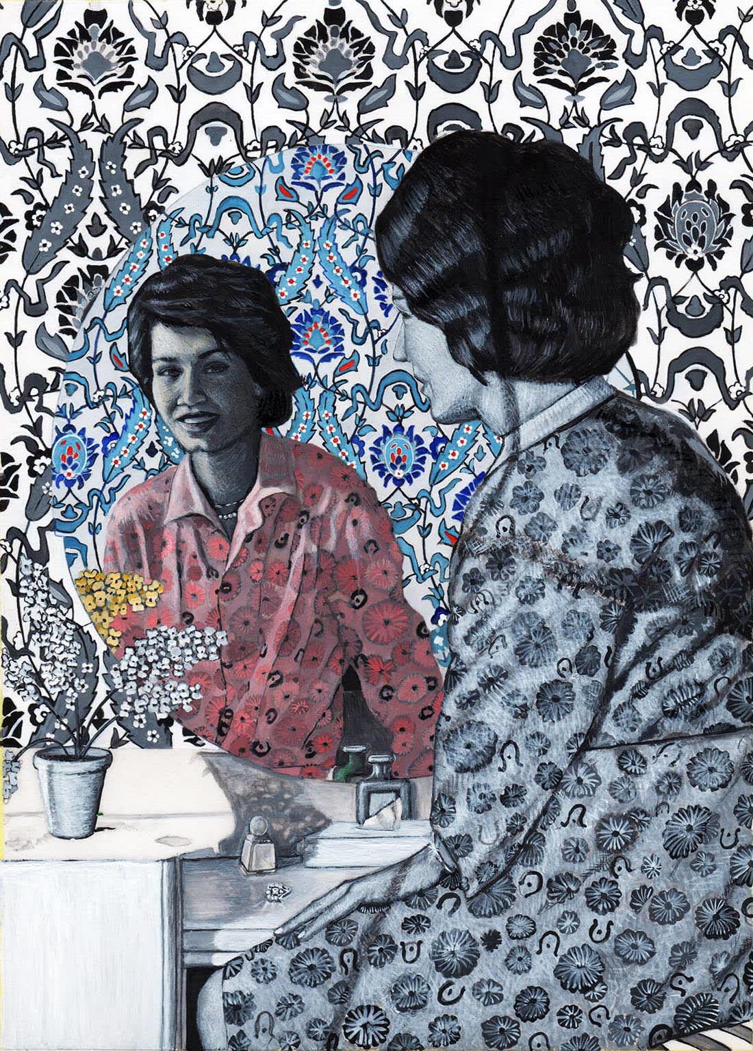 Soheila Sokhanvari, Women In The Mirror, 2017
