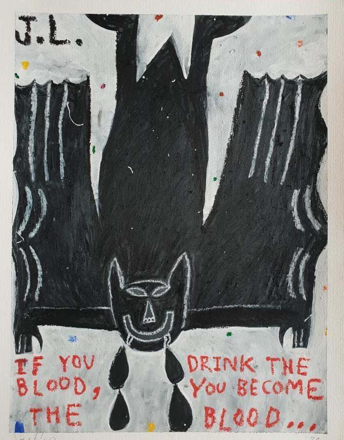 Joachim Lambrechts, If you drink the blood, you become the blood..., 2021