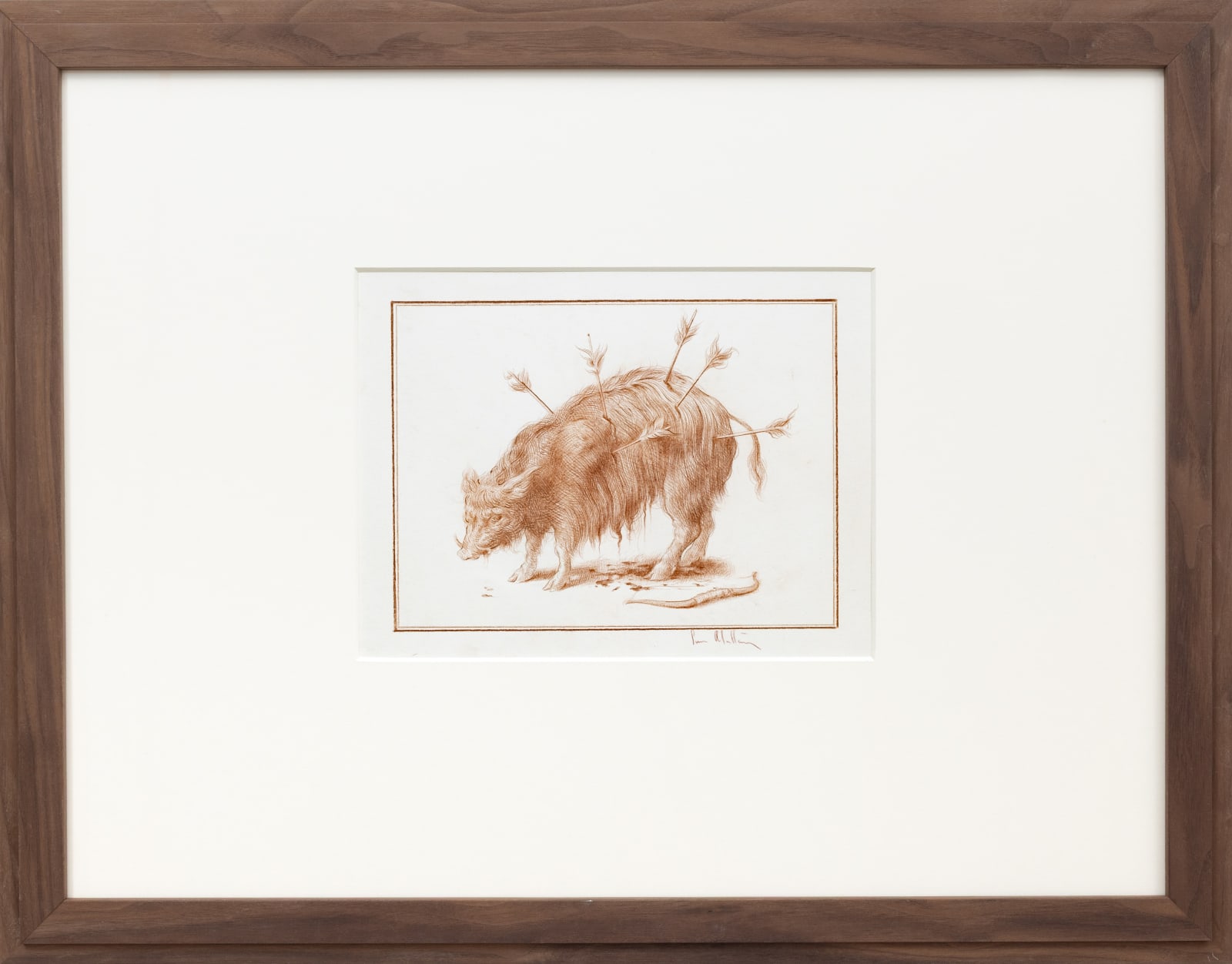 Sverre Malling, Impaled Boar, 2025