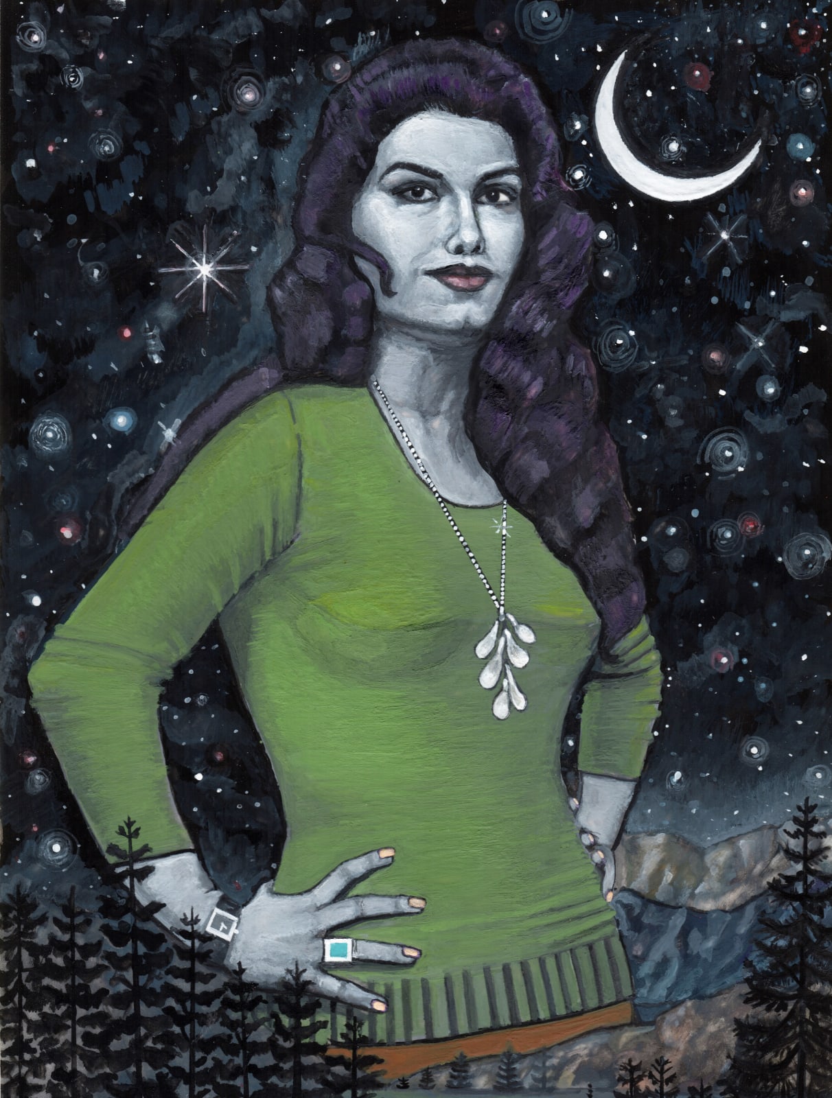 Soheila Sokhanvari, The Immortal Beloved (Pouri Banaaei), 2022