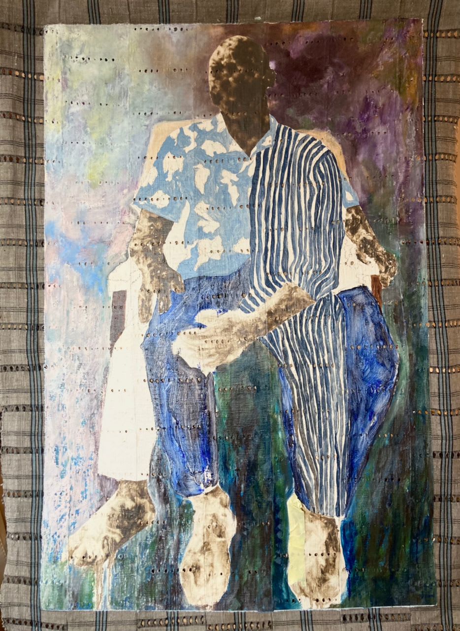 Nengi Omuku, Untitled (Man), 2021