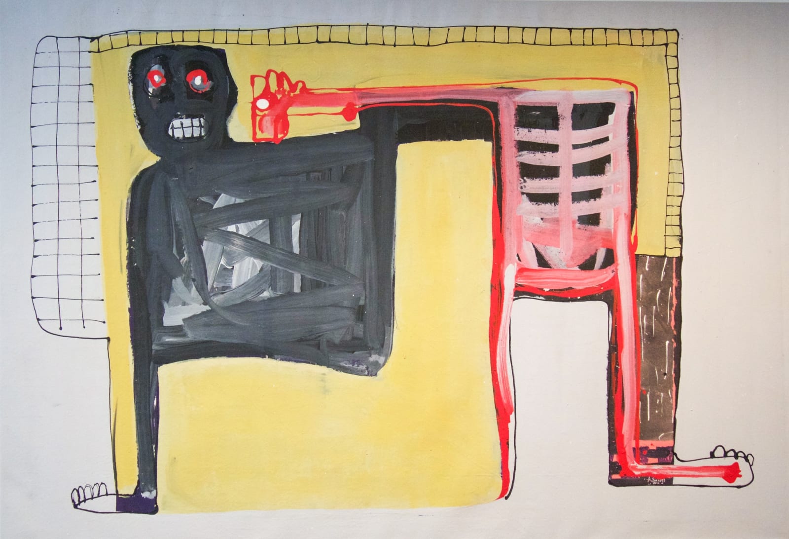 Amadou Sanogo, Humain et animal, 2014