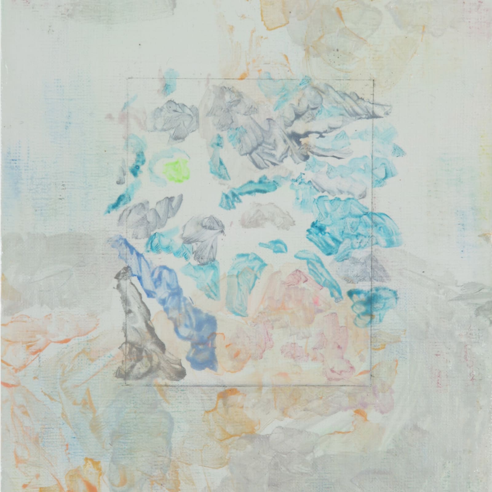 Hiroshi Tachibana, Photograph (Kahna and Spirit) and Palette (Trace), 2015