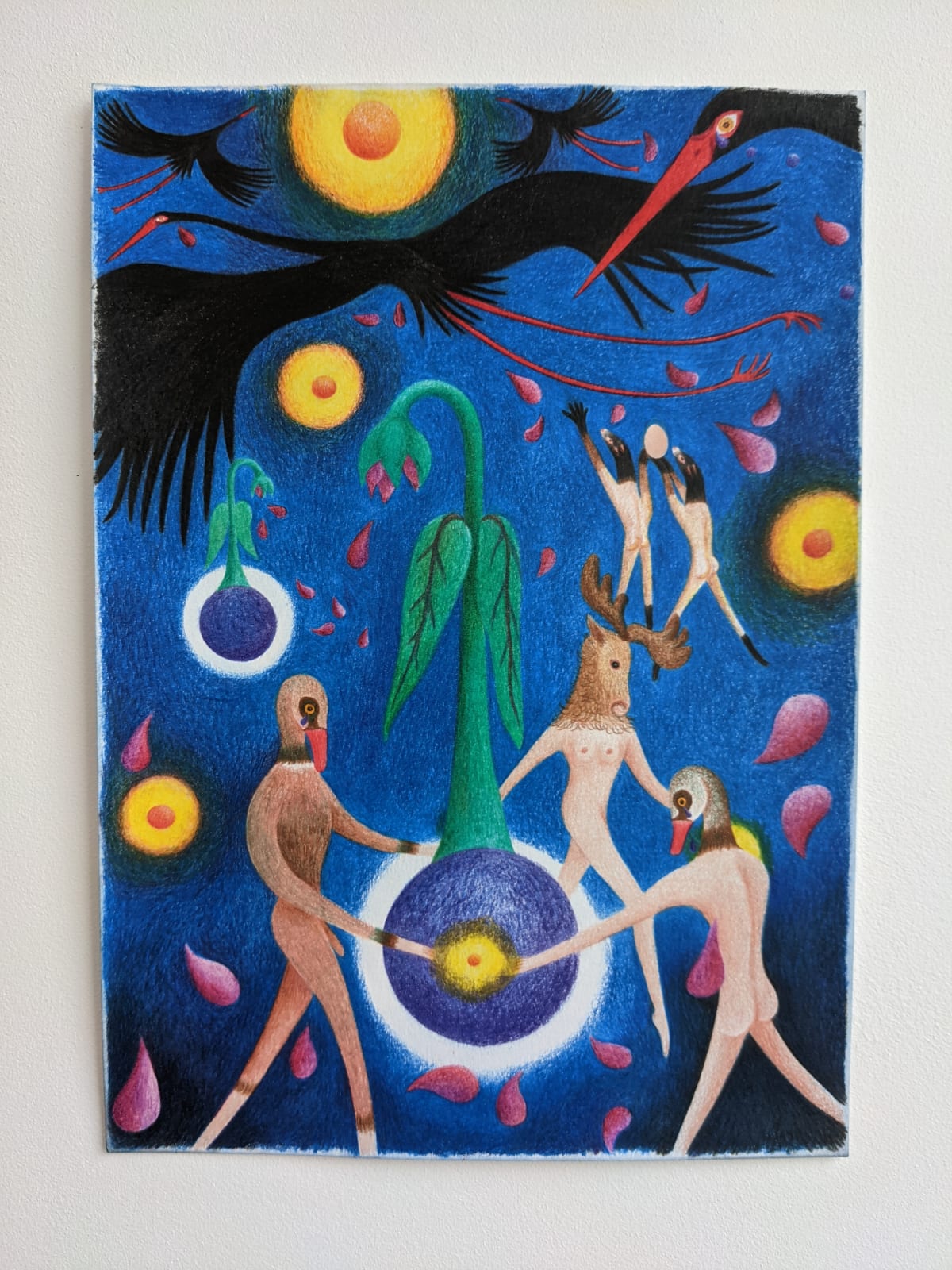 Bartholomew Hajduk, Odlot ptaków (Farewell to the birds), 2021