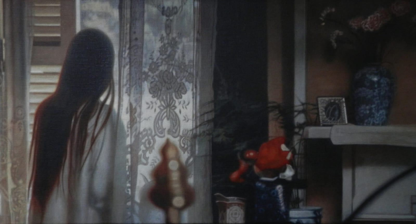 Andrew Leventis, Still Life with Girl at Window, 2013