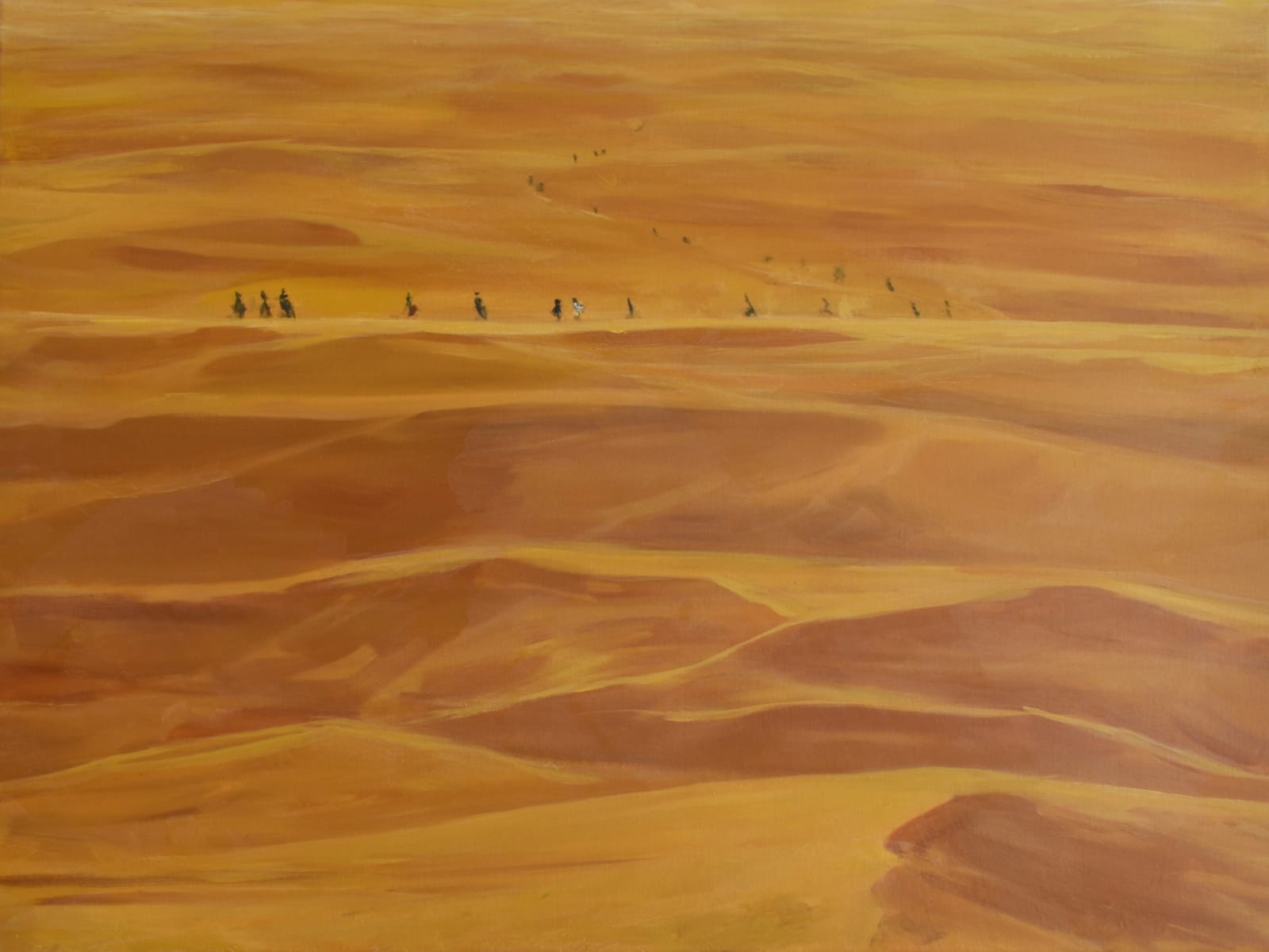 Tewodros Hagos, MIRAGE / crossing the desert / 17, 2022