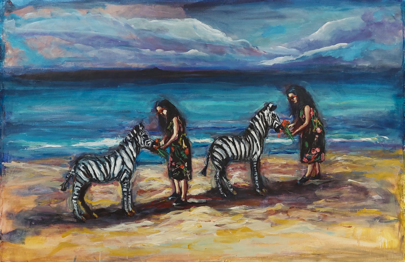 Yassine Balbzioui, Zebra Flowers, 2021
