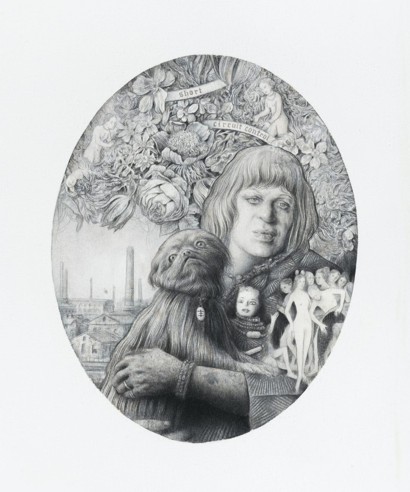 Sverre Malling, Portrait of Genesis P-Orridge (1950 -2020), 2020