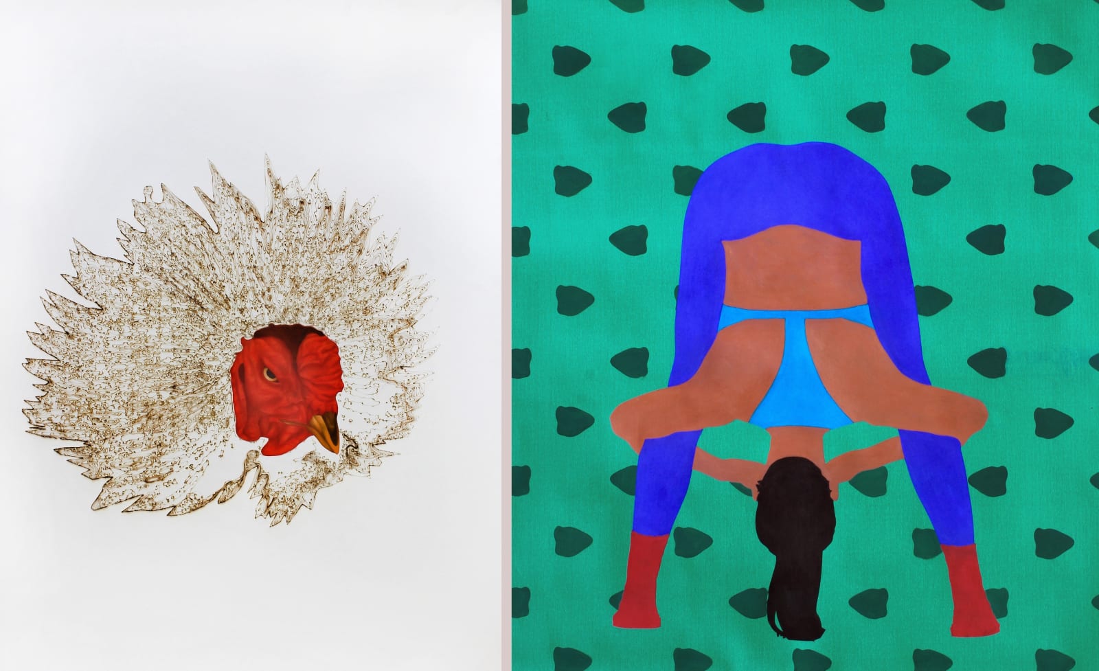 Muhammad Zeeshan, One Cock and a Girl, 2017
