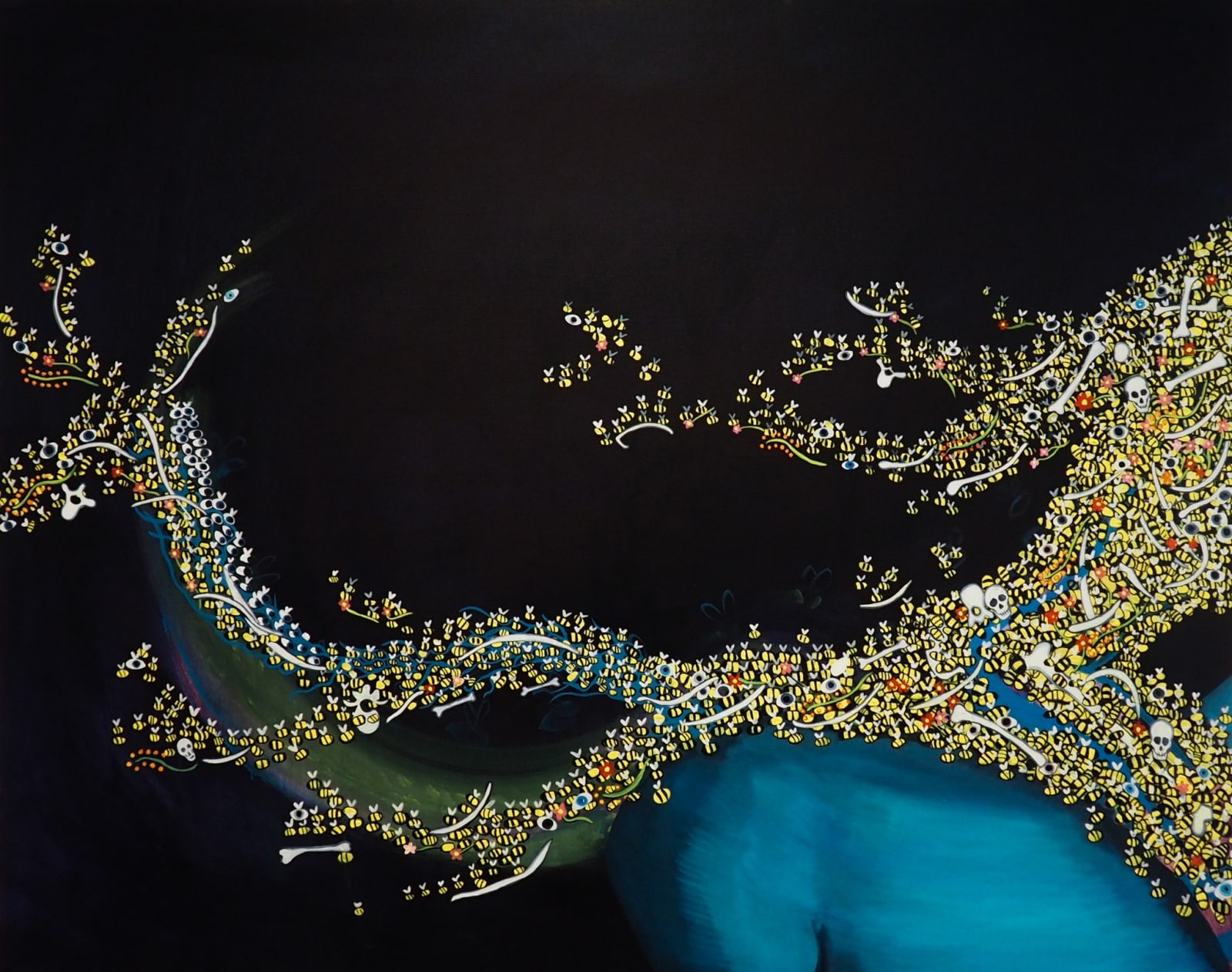 Celina Teague, Like Bees to Honey to Take Your Soul and Money, 2015
