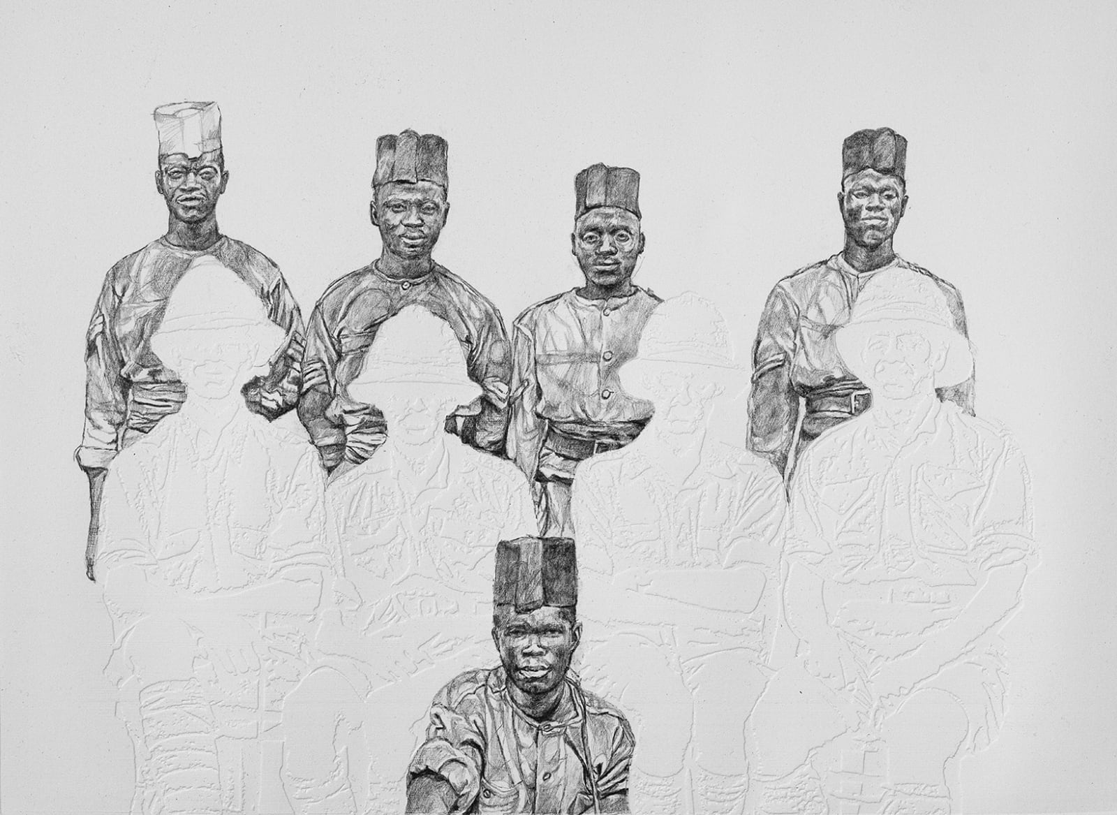 Barbara Walker, Exotic detail in the margin, 2016