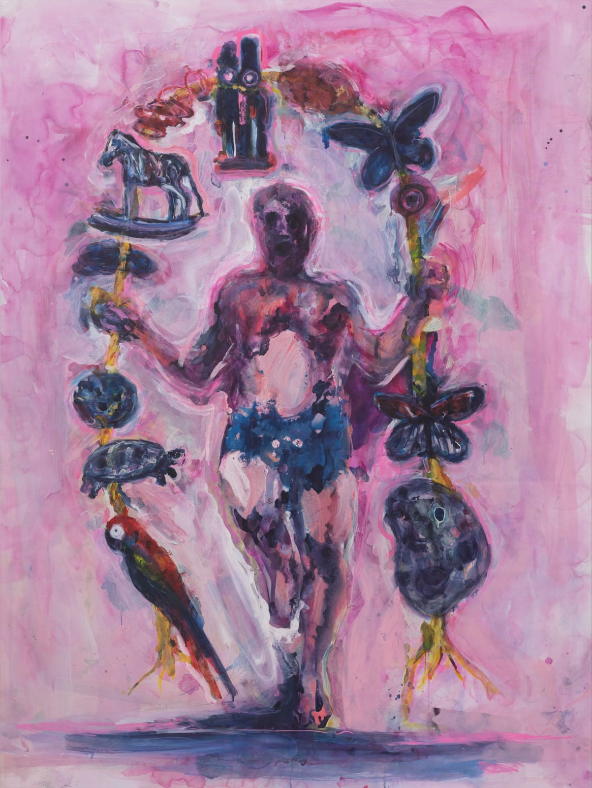 Yassine Balbzioui, The Circus in my Head 51, 2024